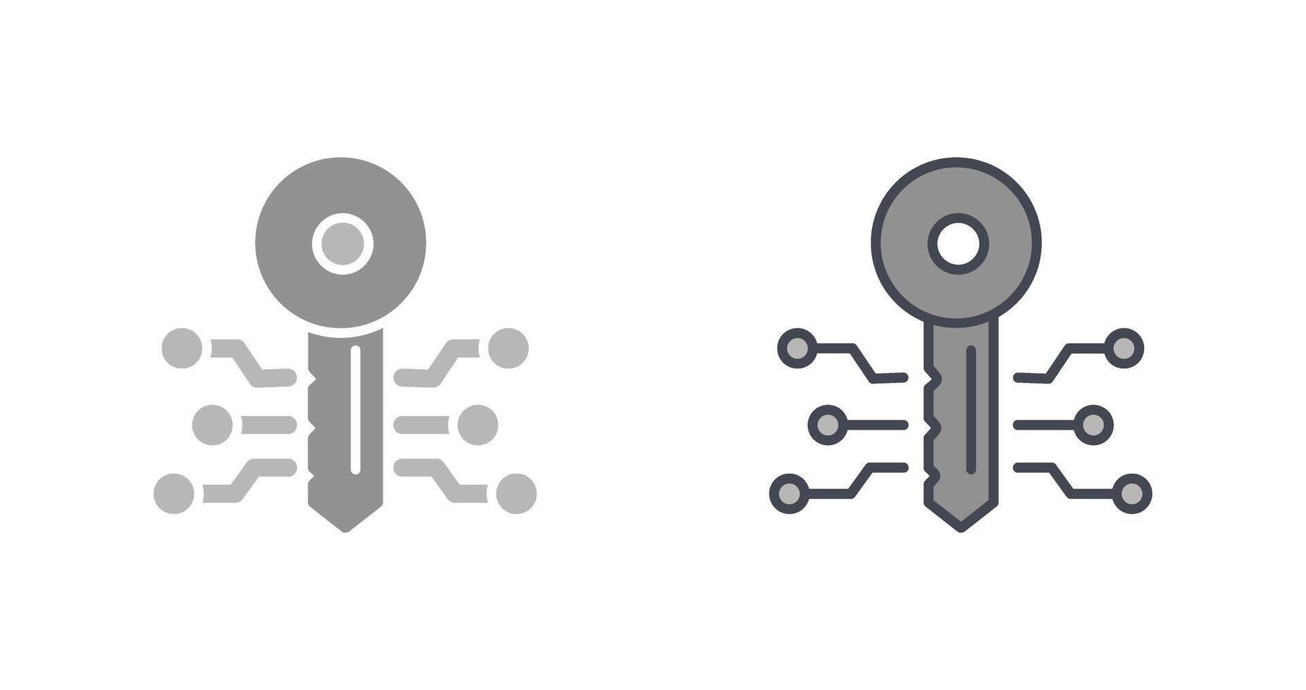 Key Icon Design vector