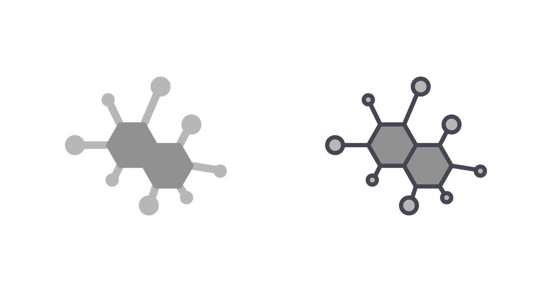 Molecule Icon Design vector