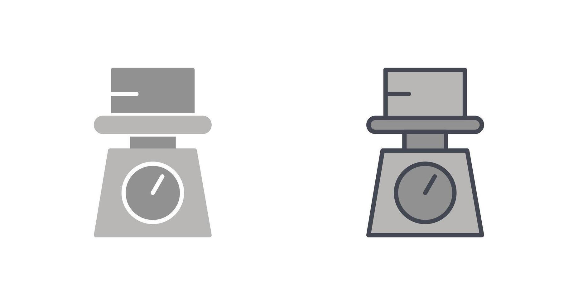 Weight Scale Icon Design vector