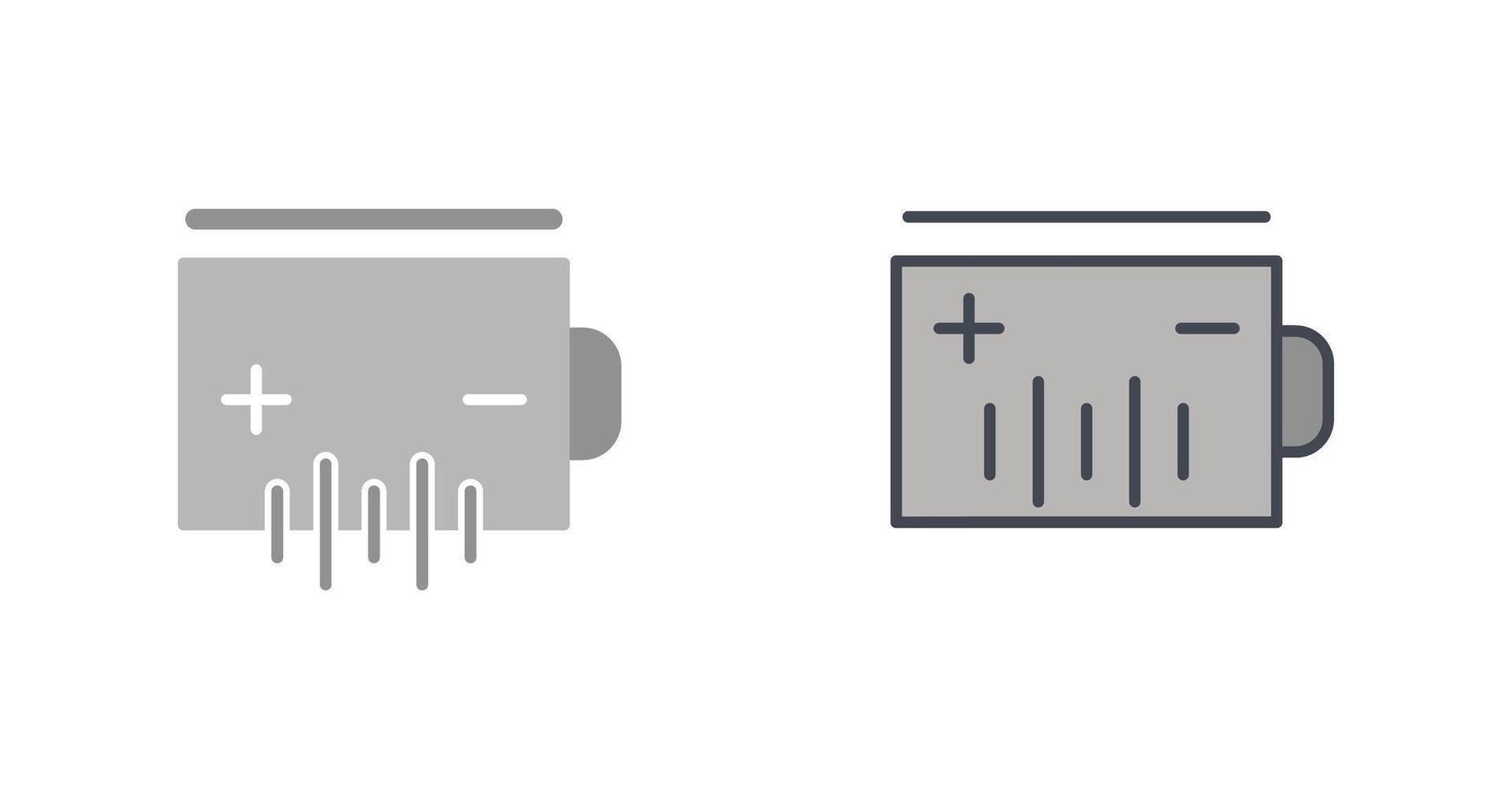 Battery Icon Design vector