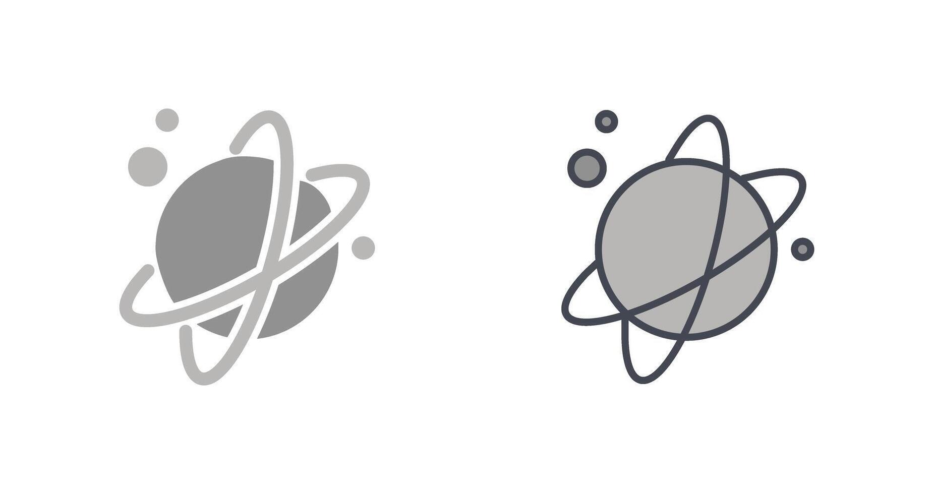Planet Icon Design vector