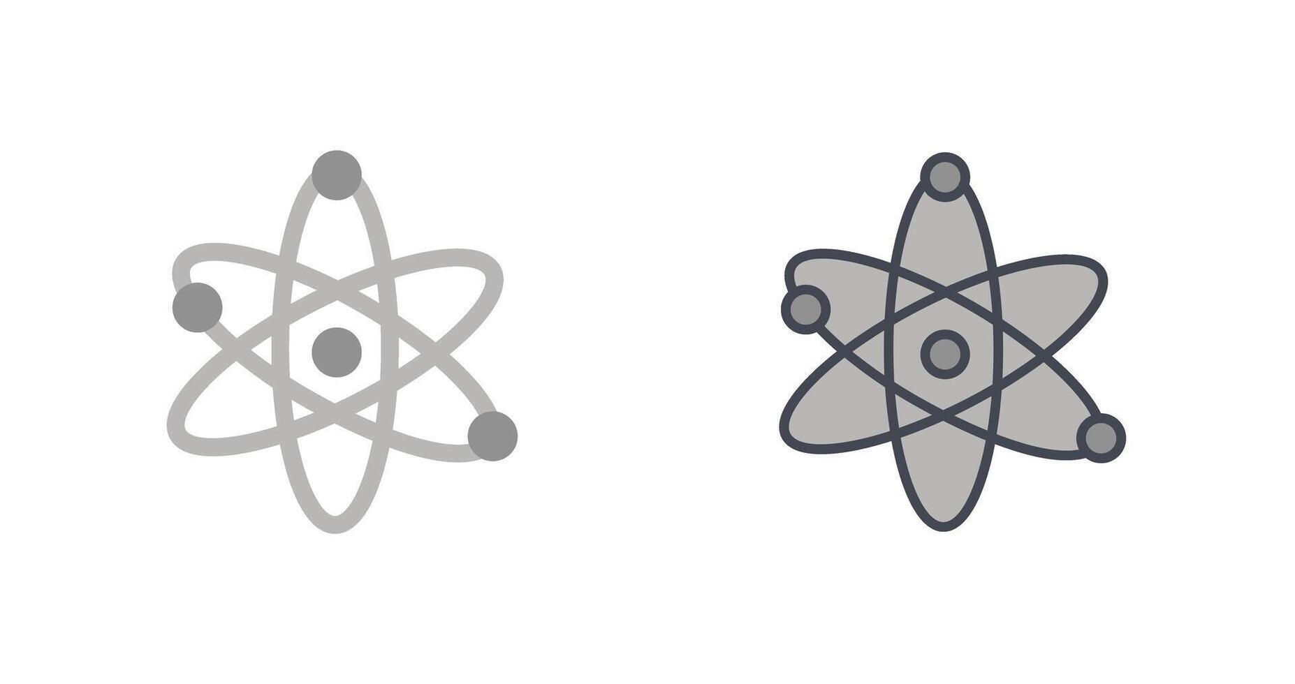 Atom Icon Design vector