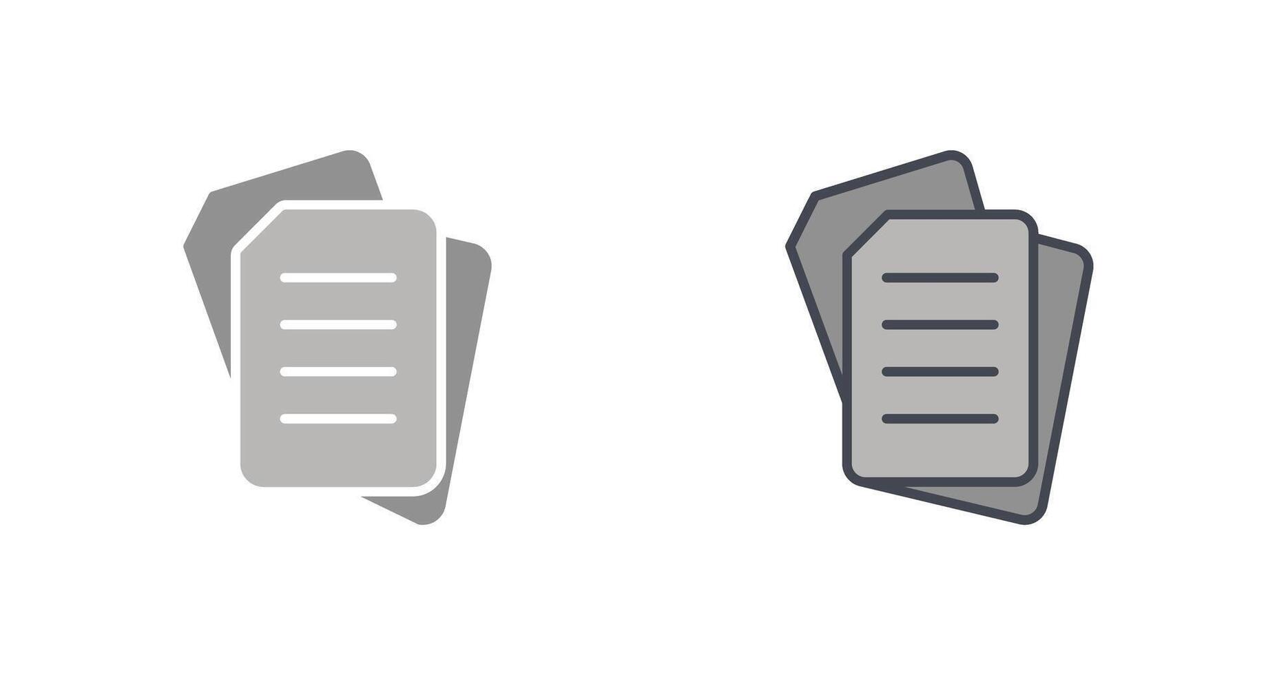 Document Icon Design vector