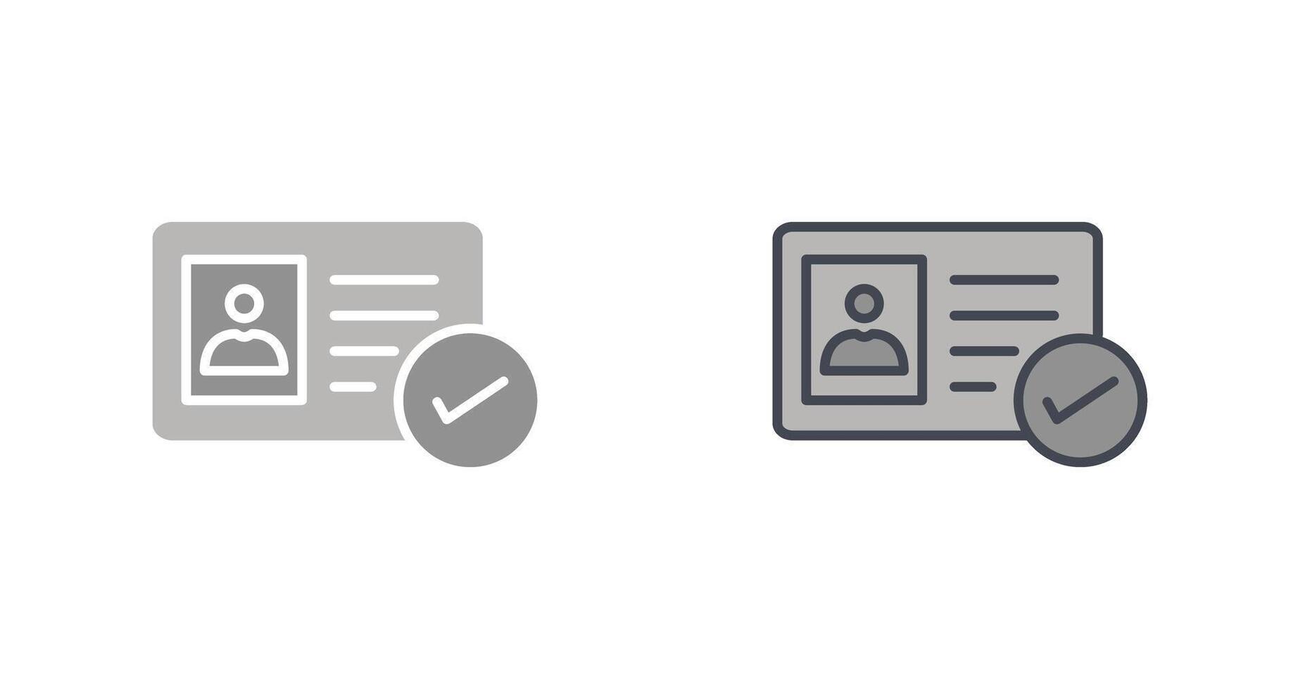 Authentication Icon Design vector