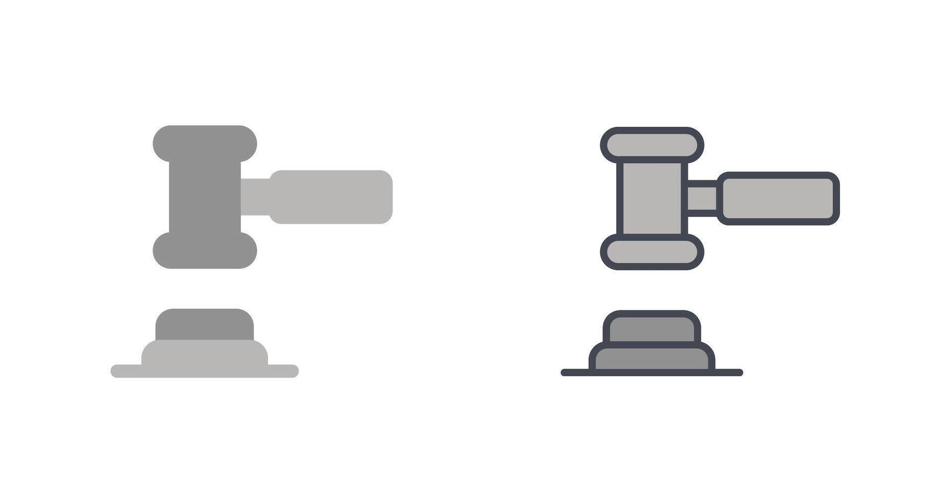 Gavel Icon Design vector