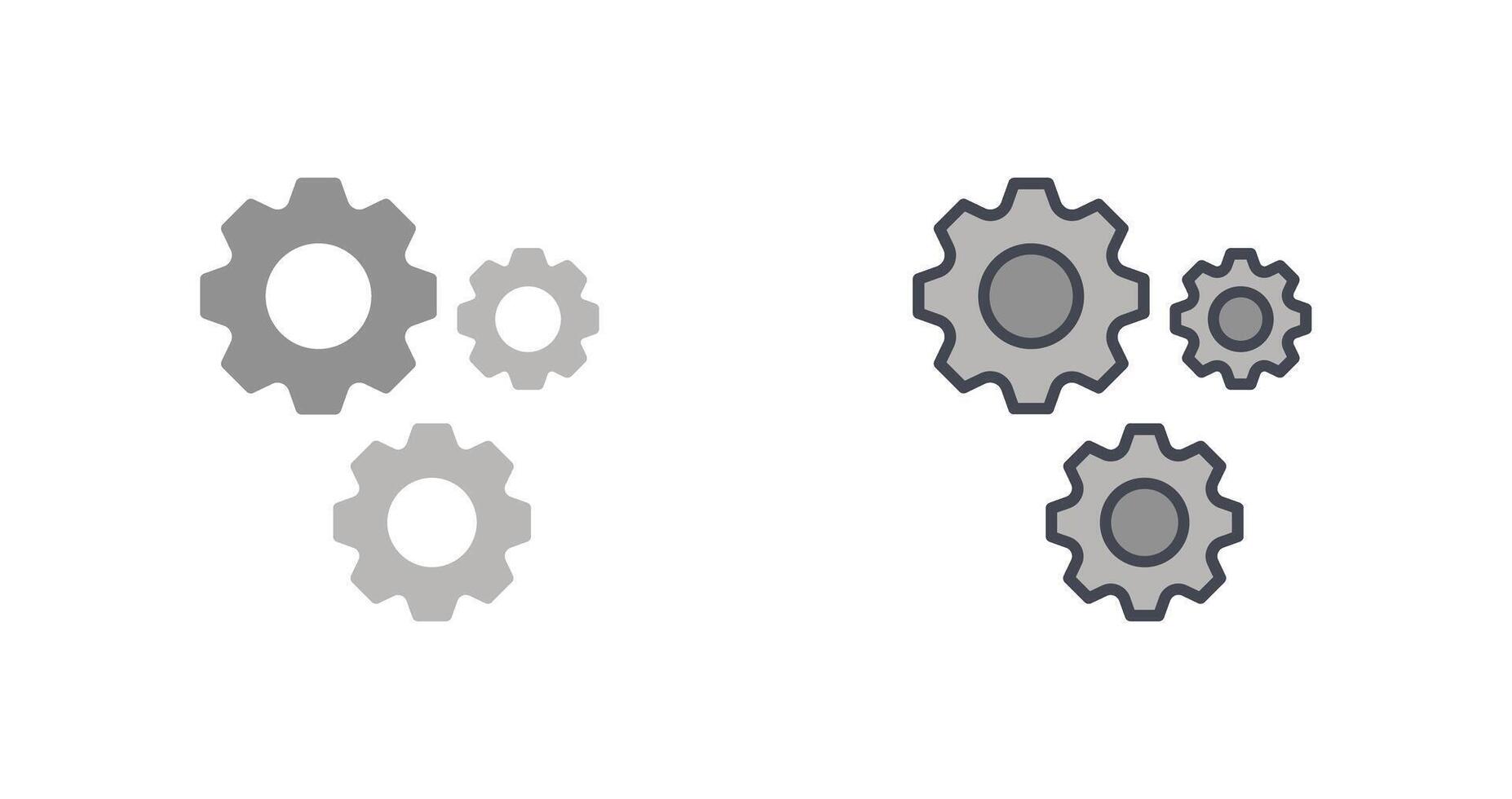 Gear Icon Design vector