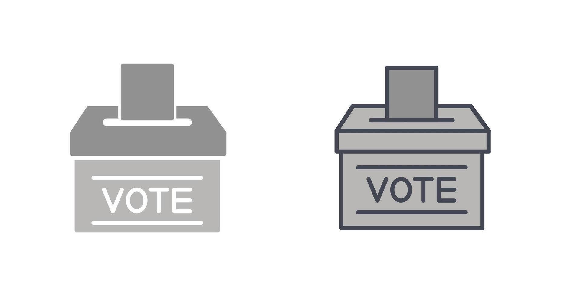 diseño de icono de voto vector