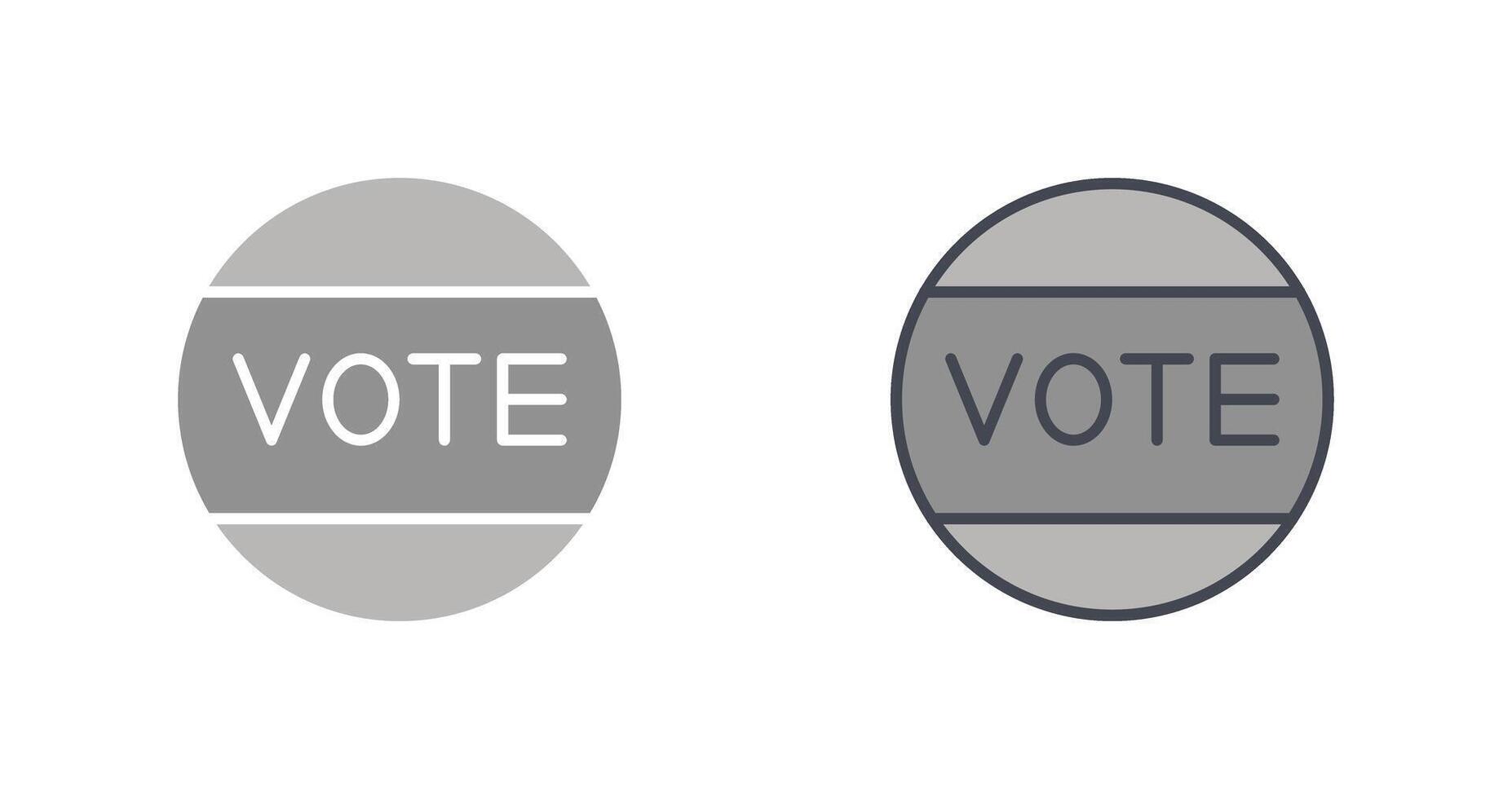 Vote Icon Design vector