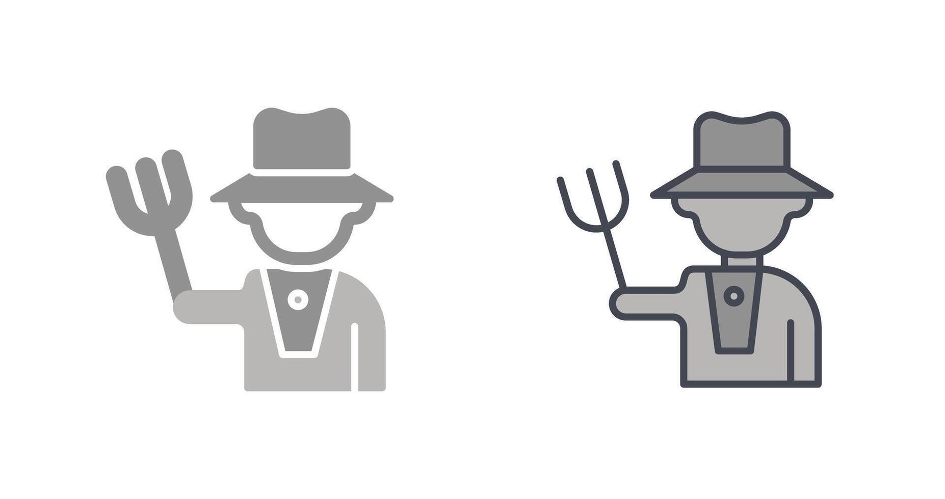 Farmer Icon Design vector