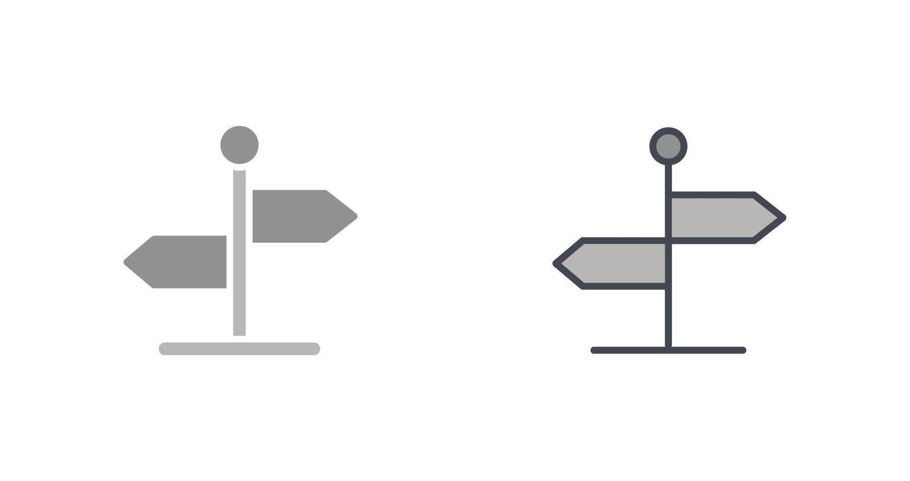 Direction Icon Design vector