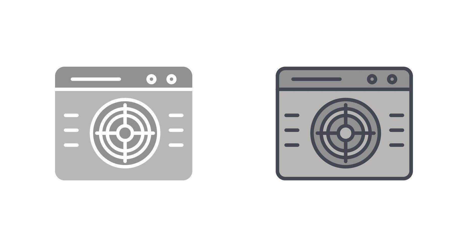 Target Icon Design vector