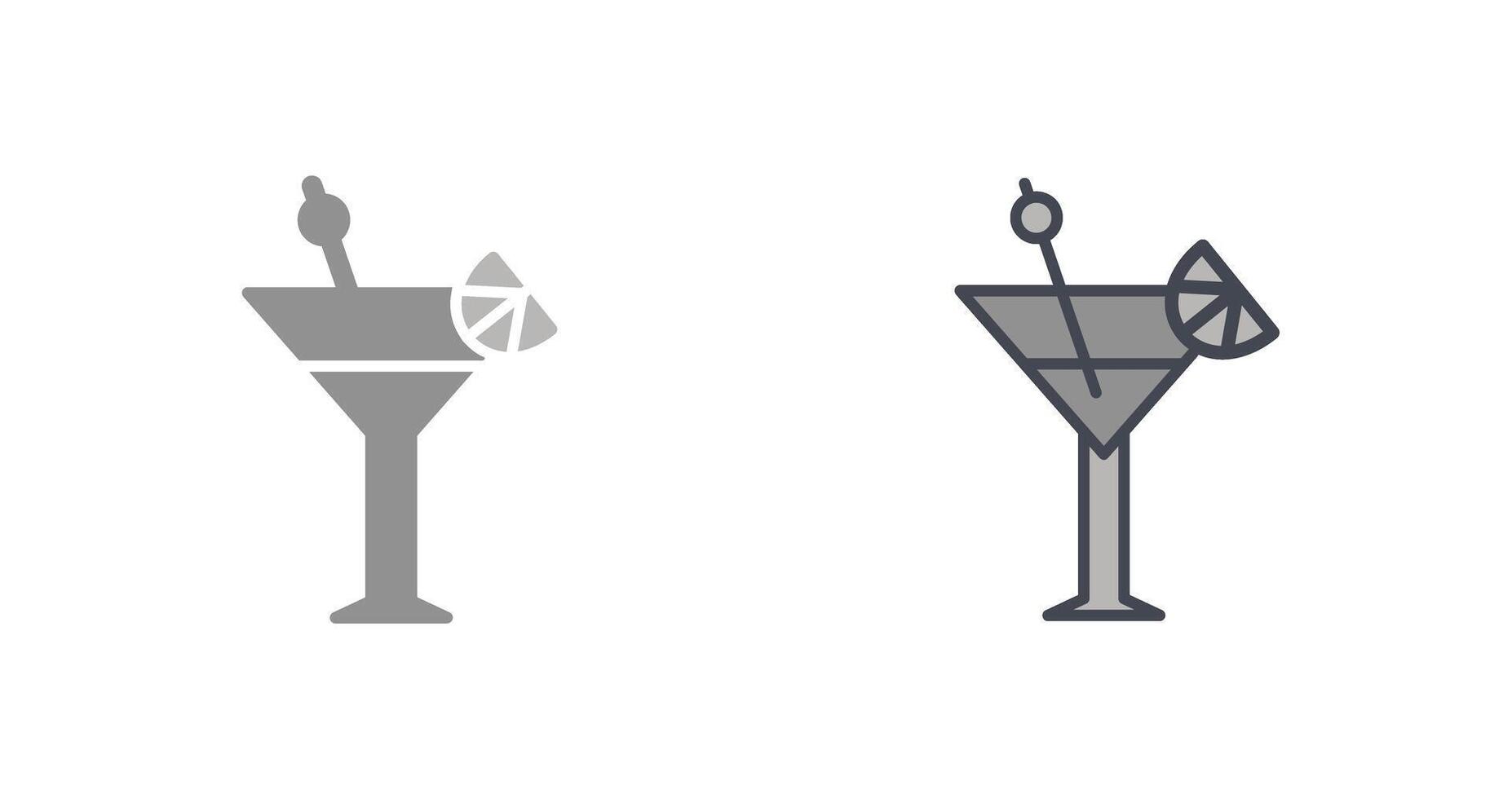 Martini Icon Design vector