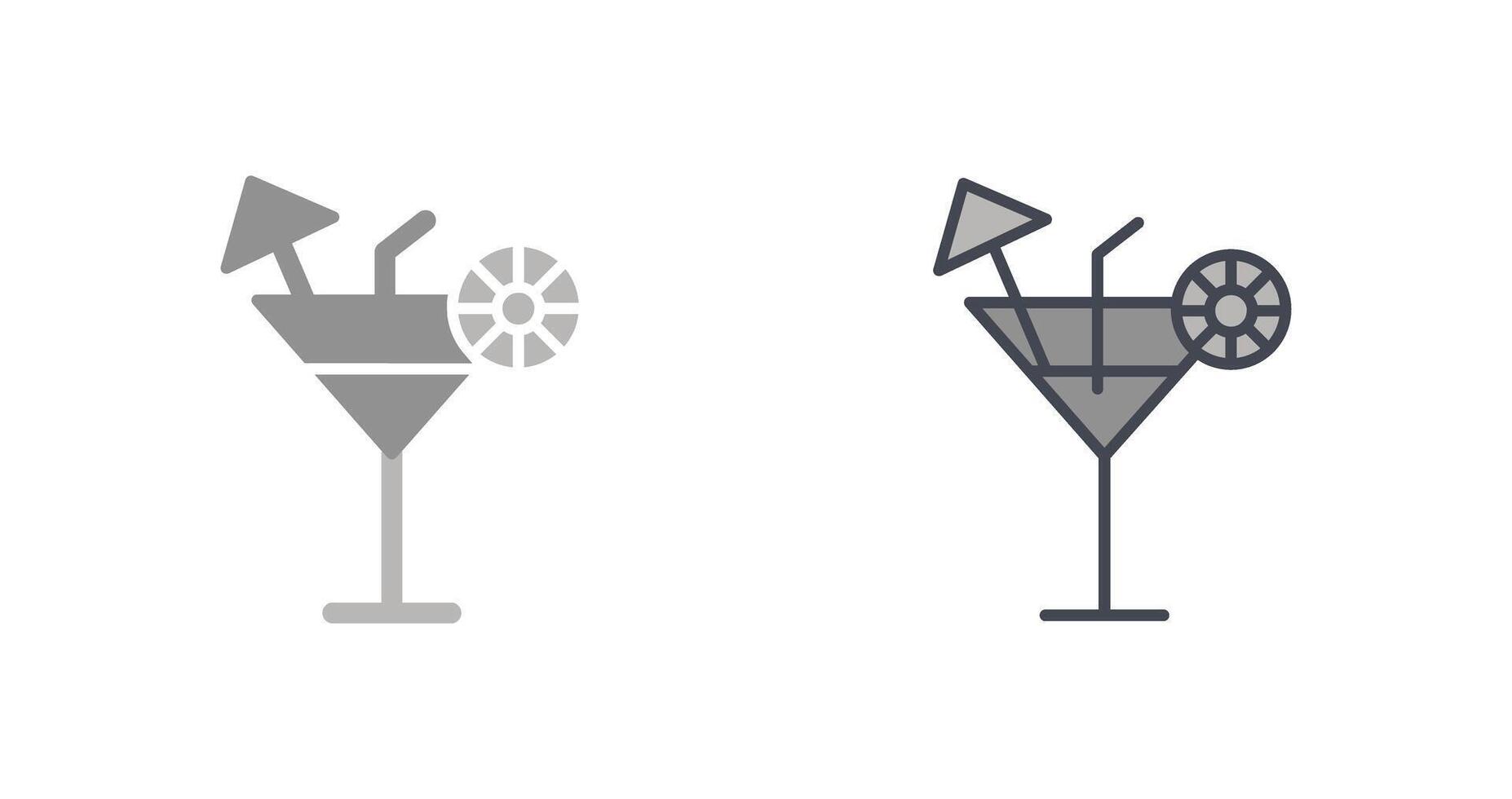 Cocktail Icon Design vector