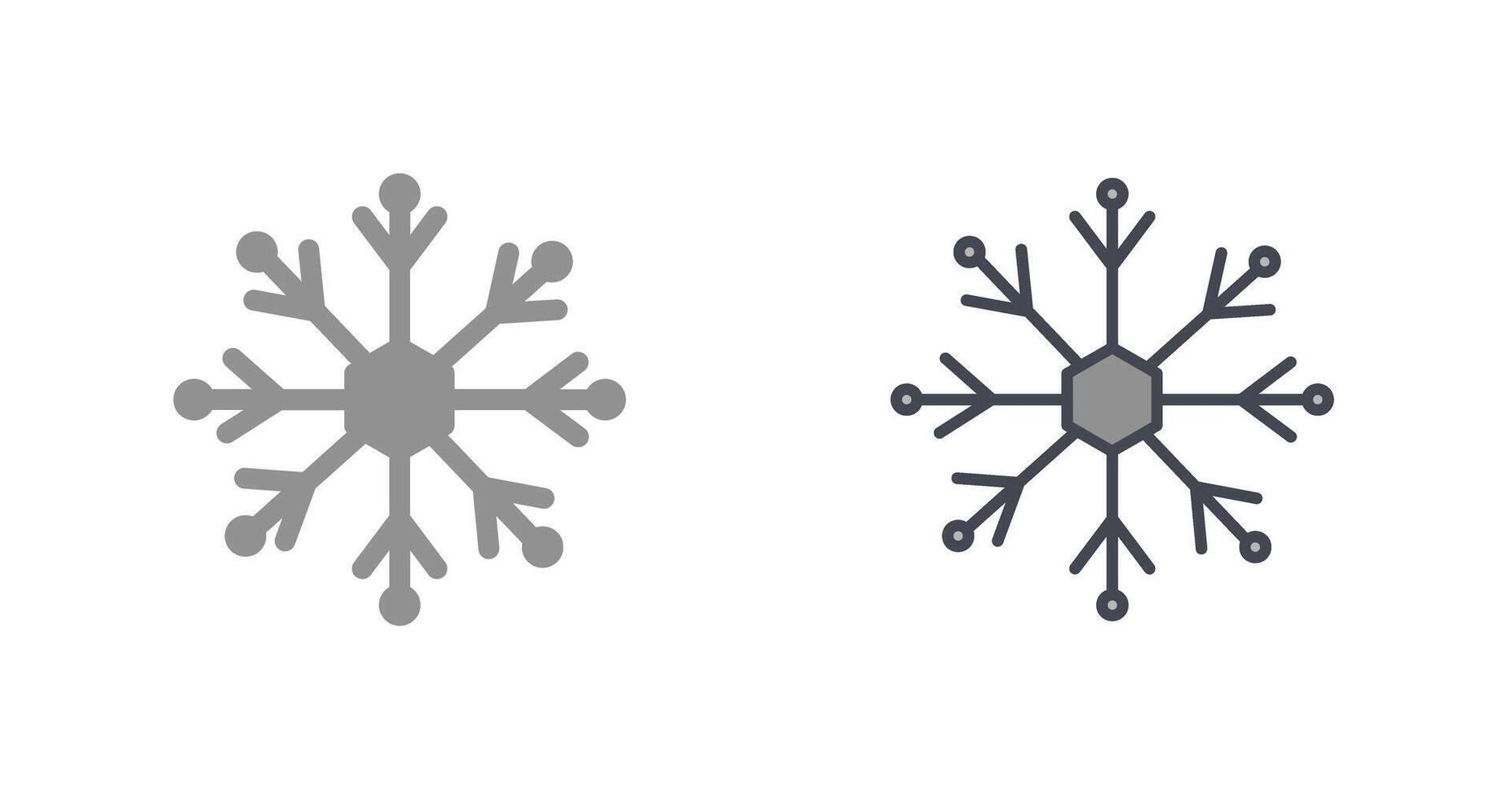 Snowflake Icon Design vector