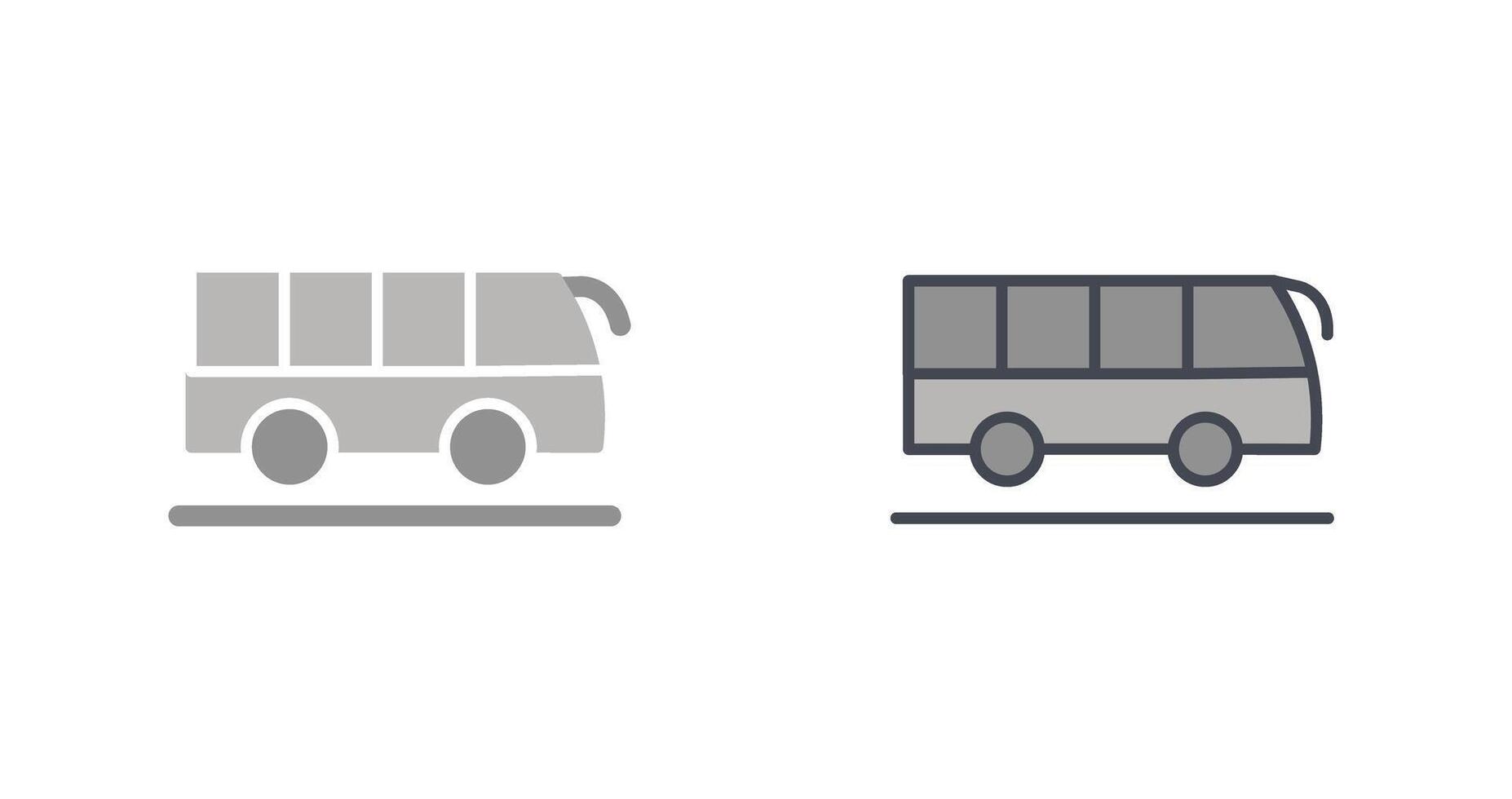 Bus Icon Design vector