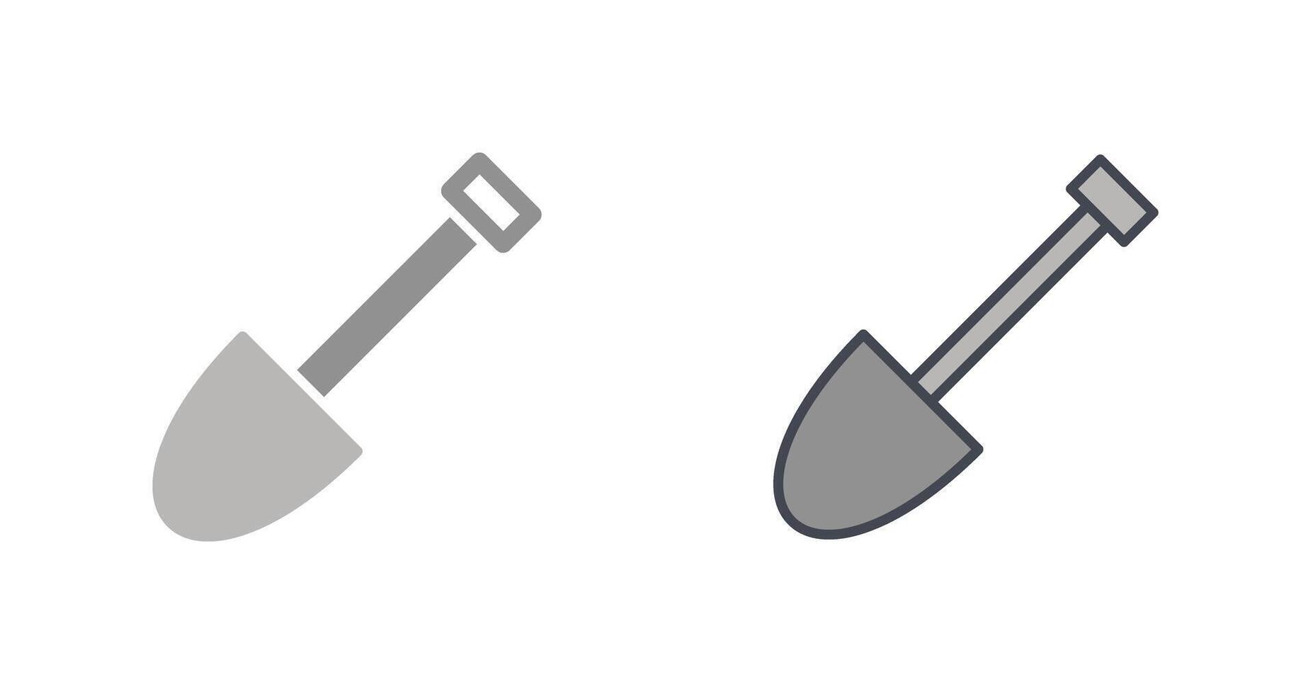 Shovel Icon Design vector