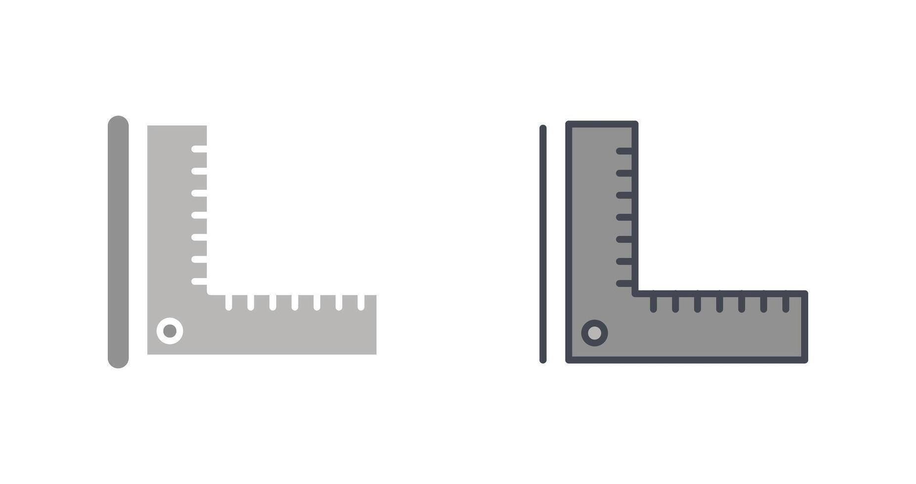 Ruler Icon Design vector