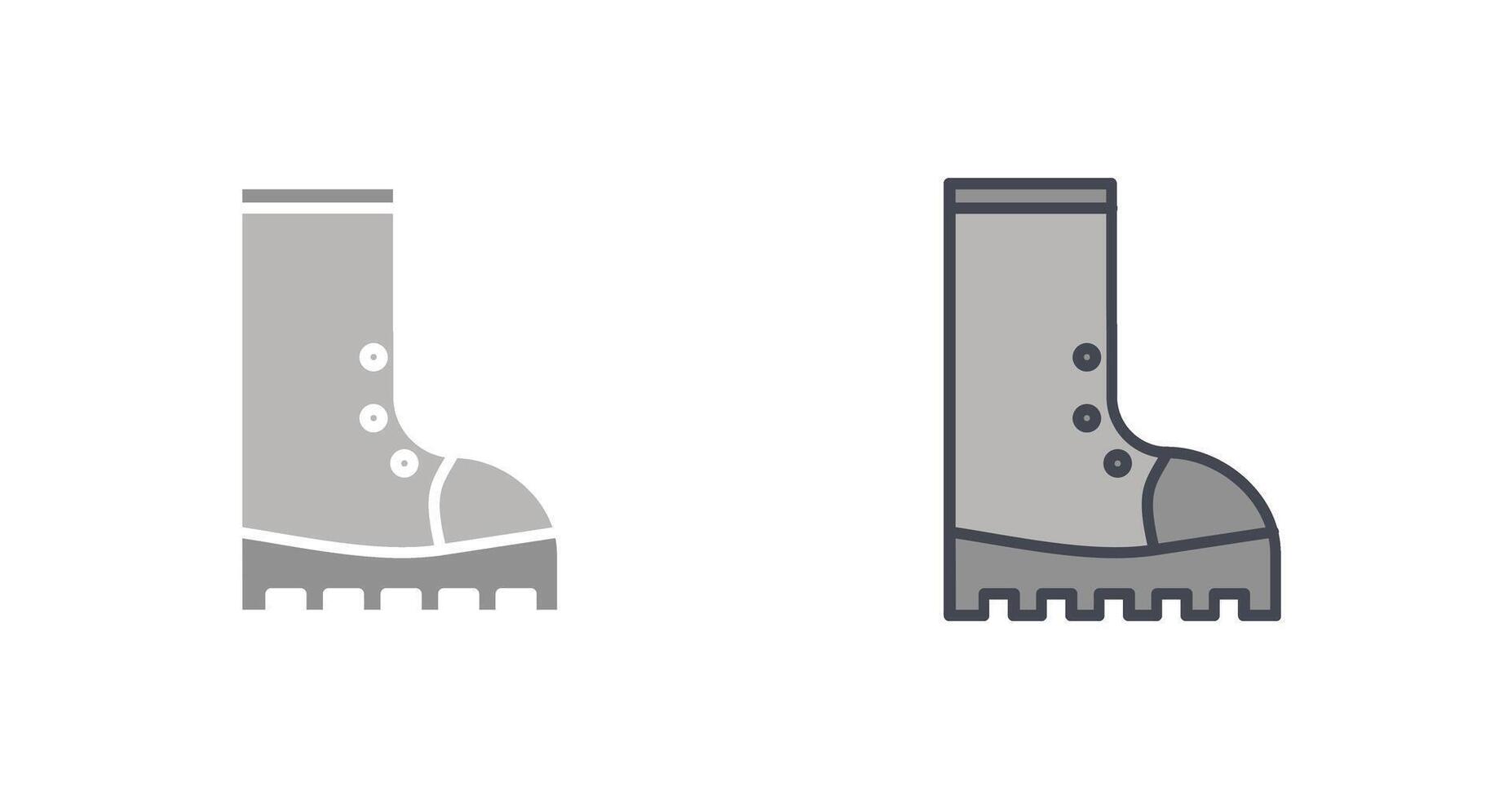 Boot Icon Design vector