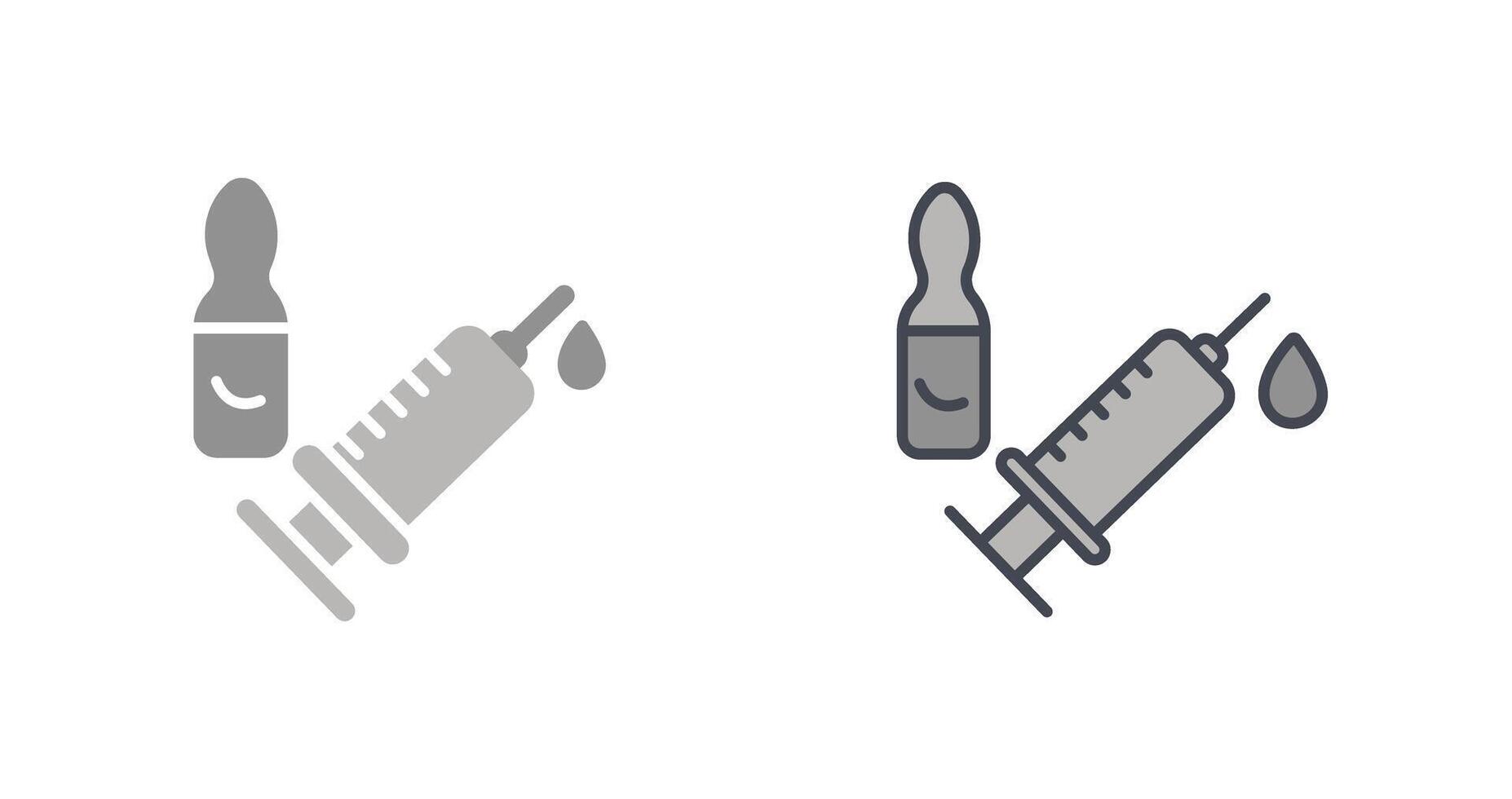 Syringe Icon Design vector