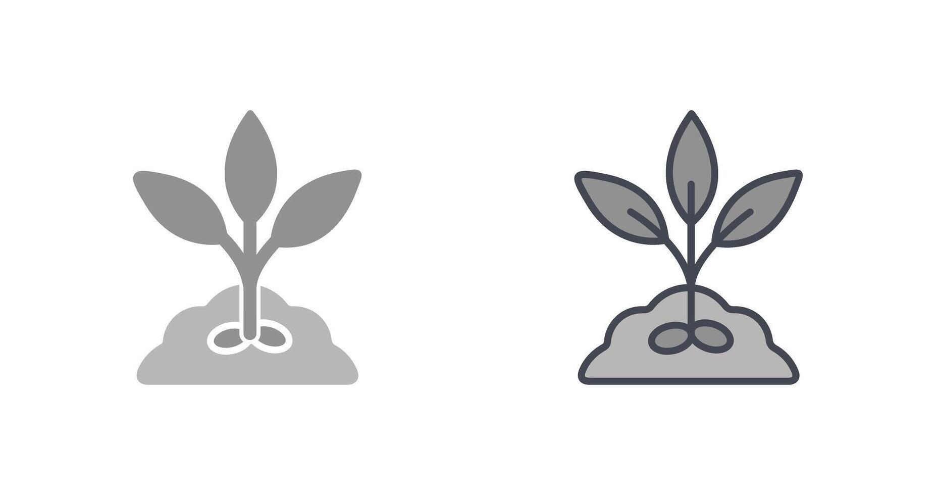 Seed Icon Design vector