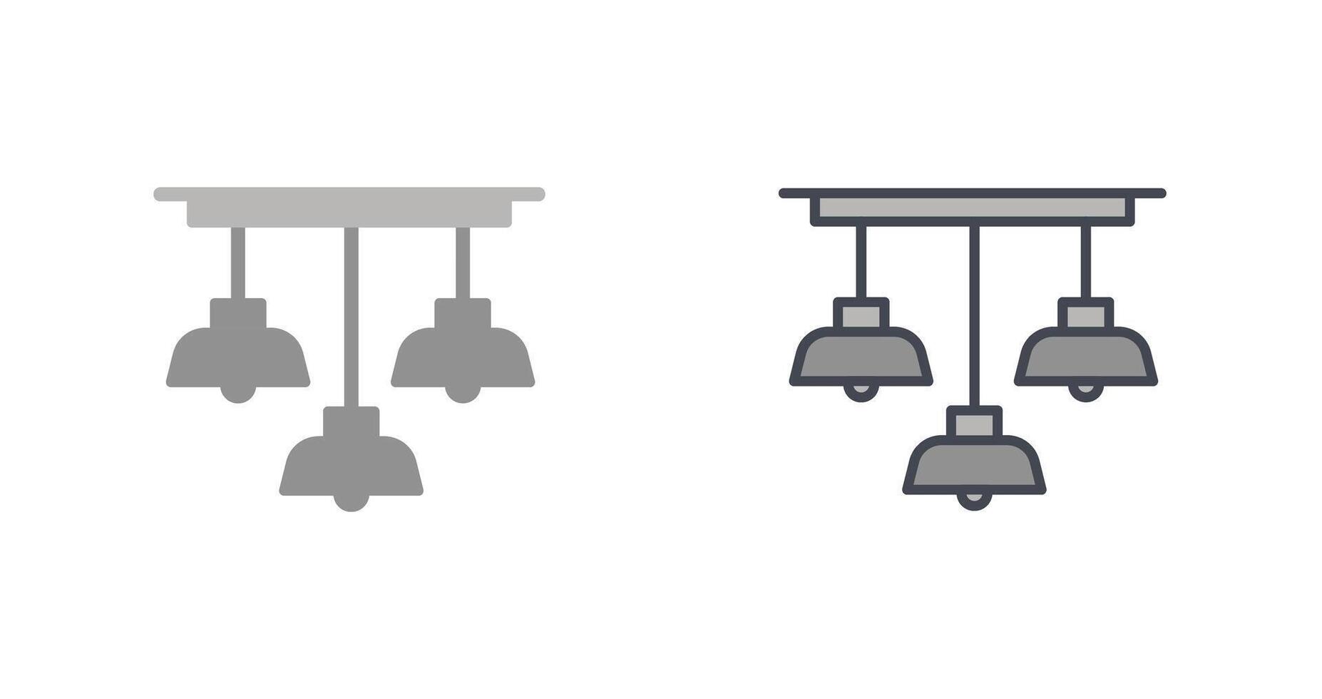 Overhead Light Icon Design vector