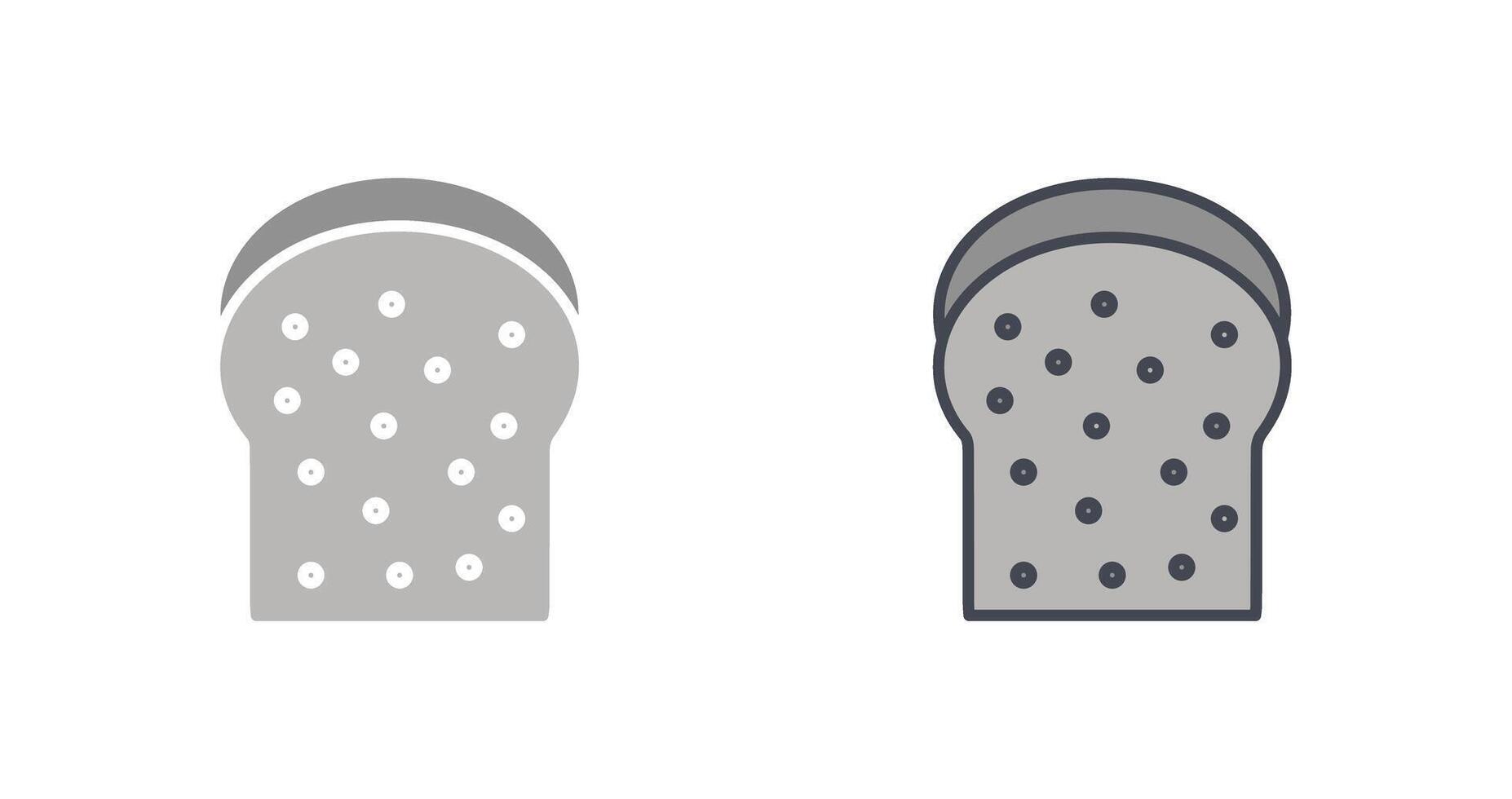 Bread Icon Design vector