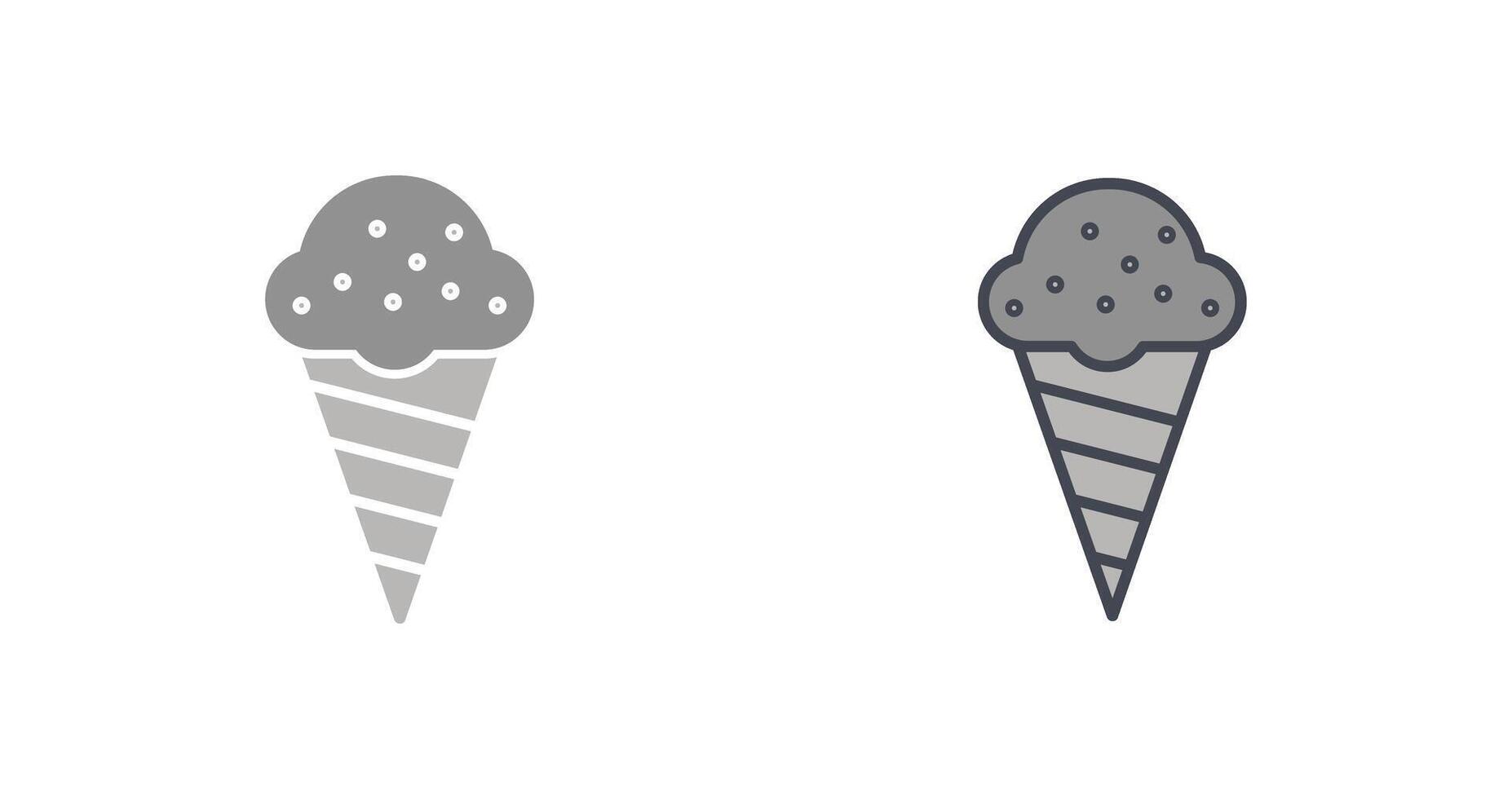 diseño de icono de helado vector