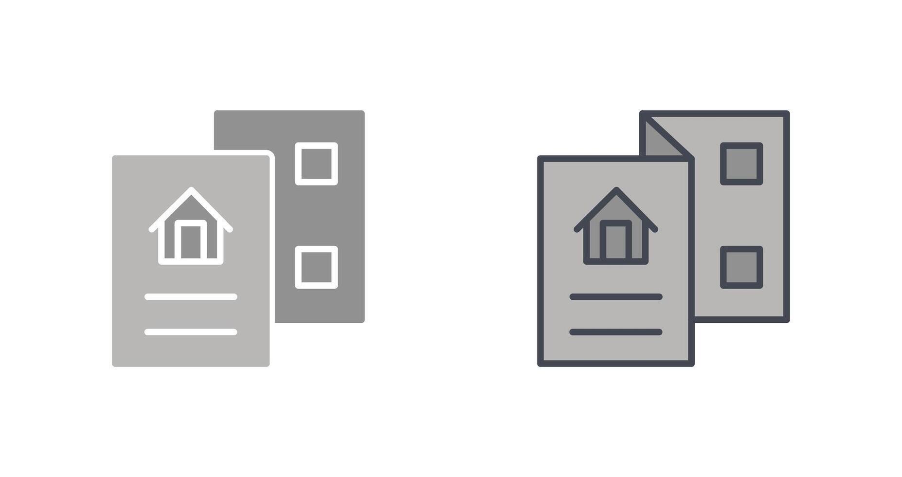 Brochure Icon Design vector