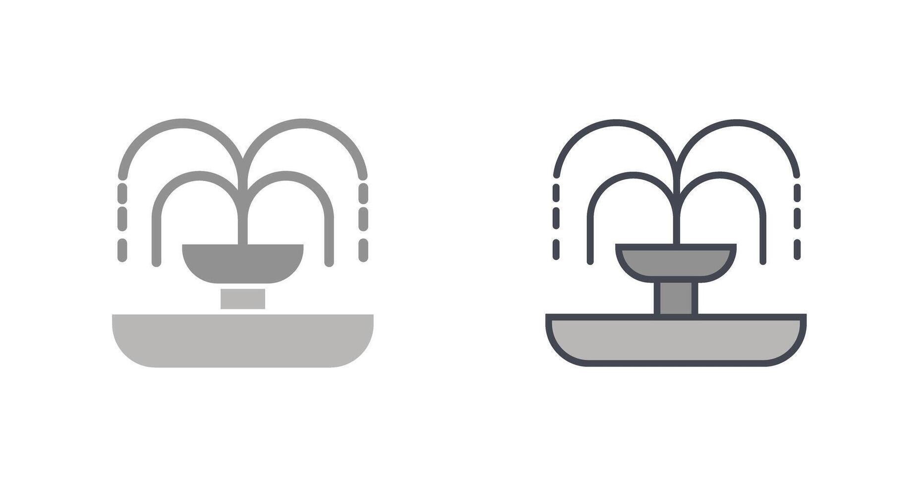 Fountain Icon Design vector