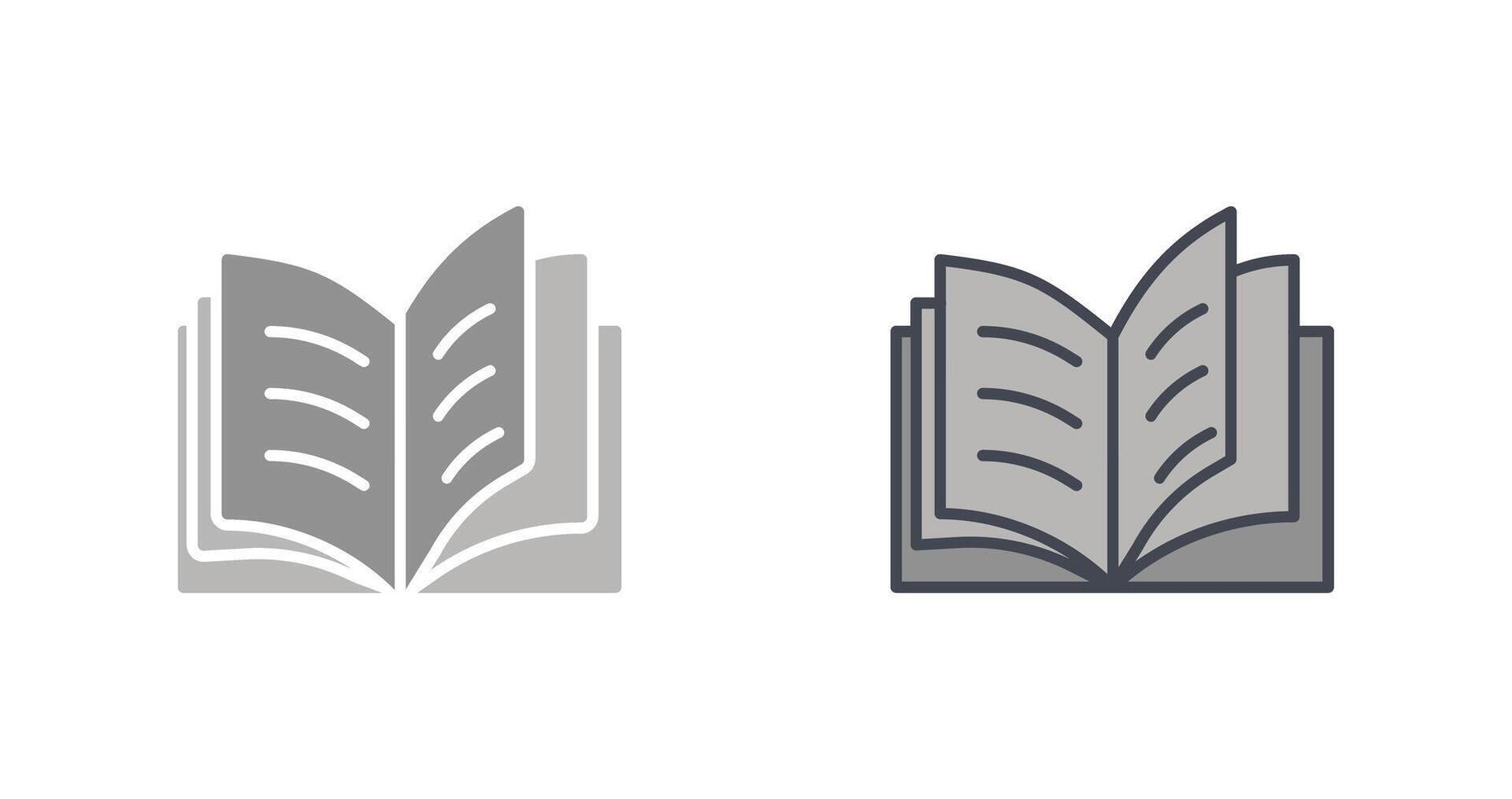 Open Book Icon Design vector