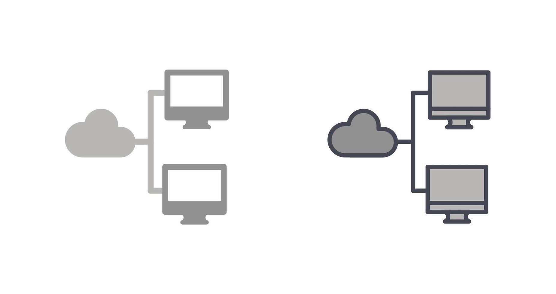 Network Icon Design vector