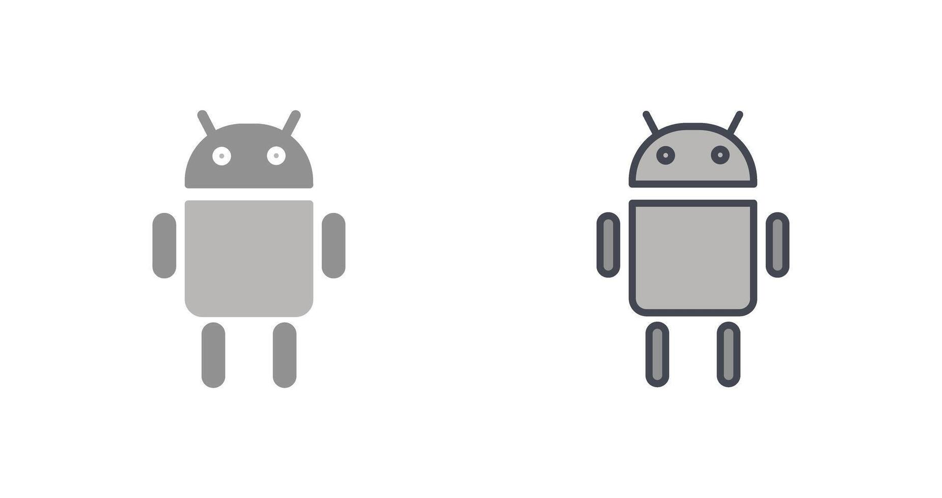 Android Icon Design vector