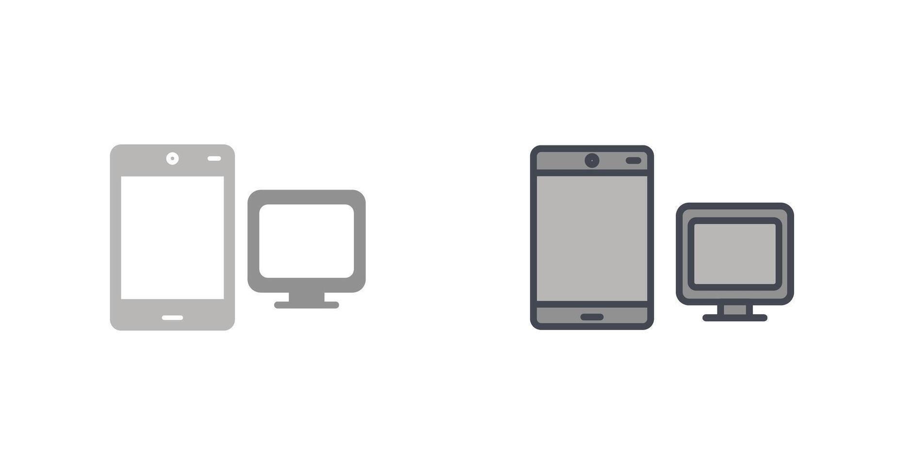 Device Icon Design vector