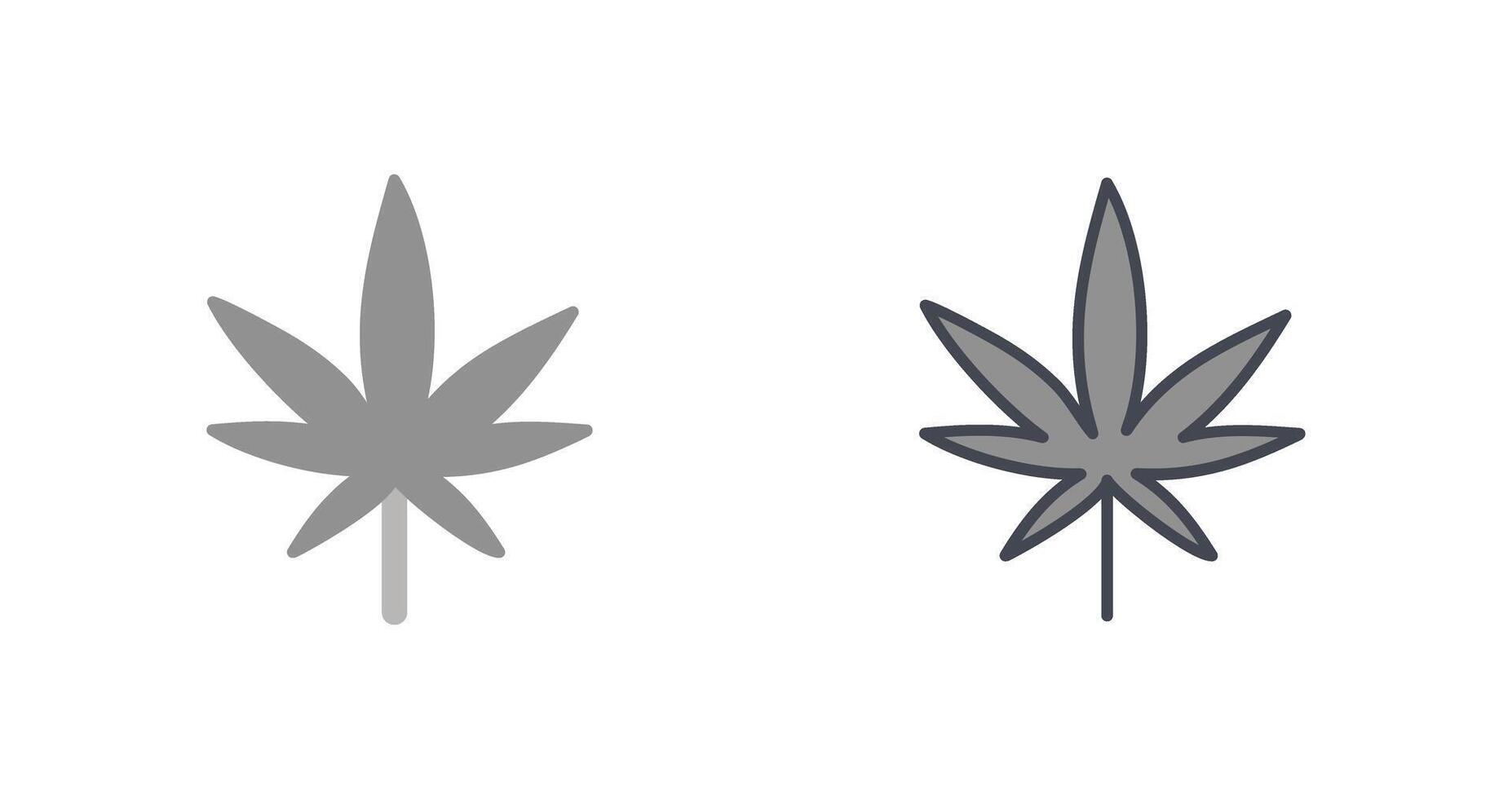 Weed Icon Design vector