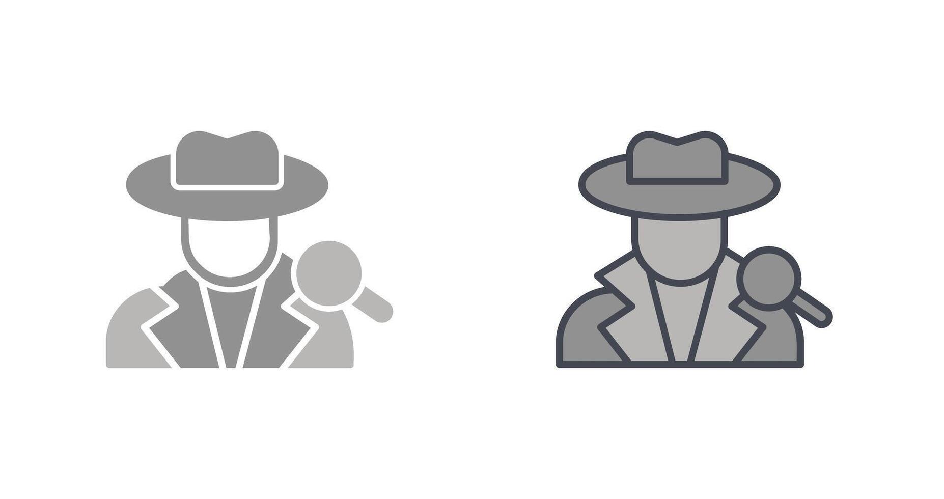 Detective Icon Design vector