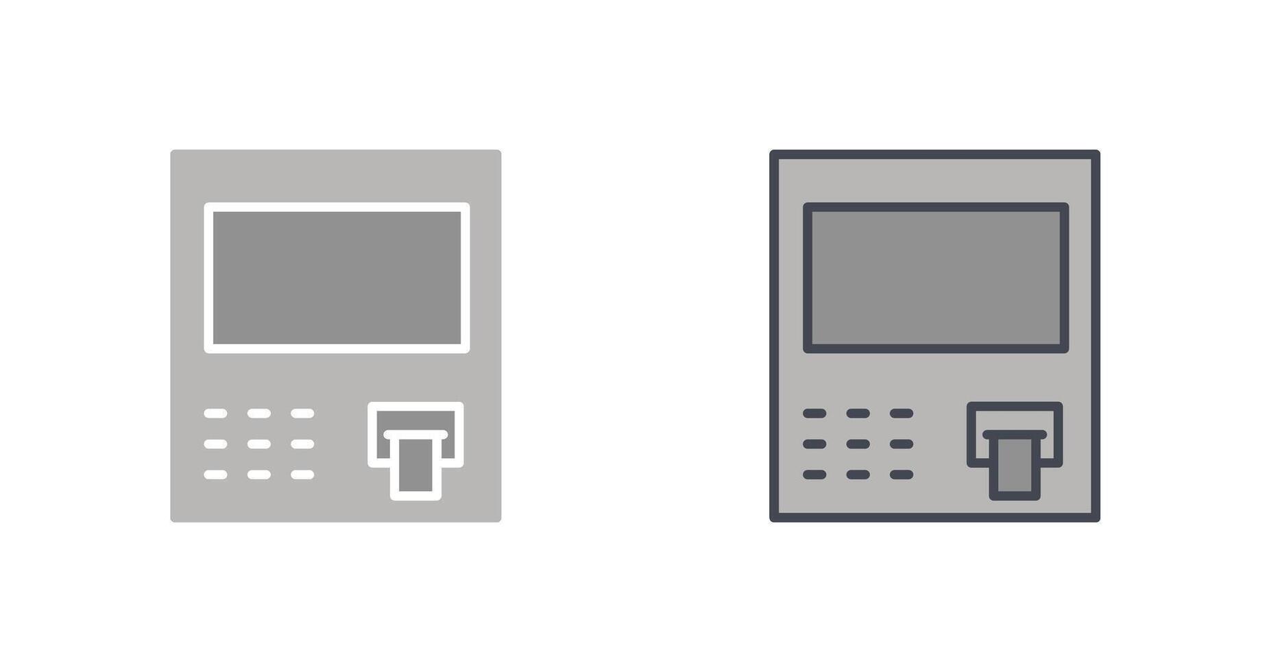 ATM Icon Design vector