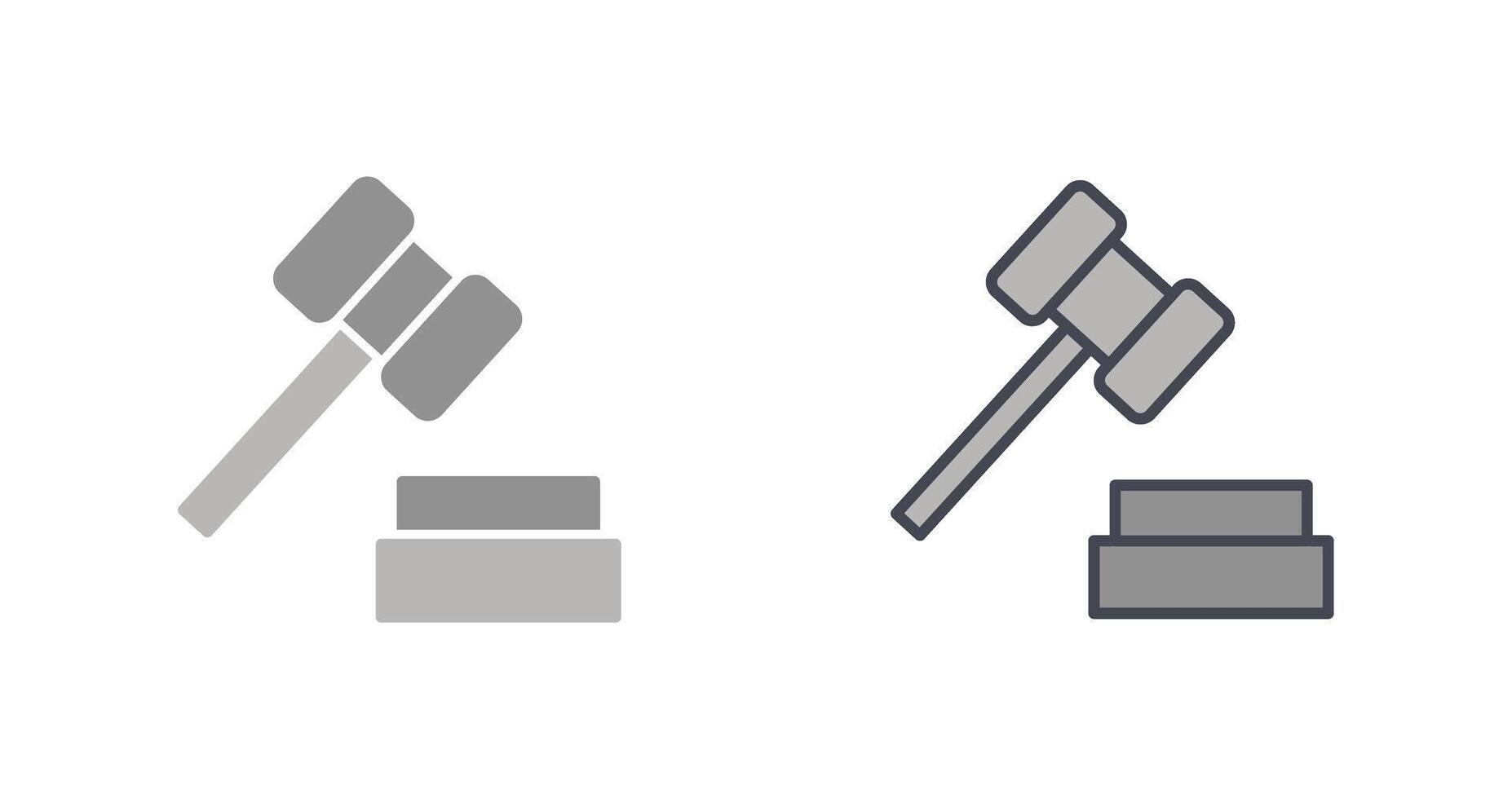 Gavel Icon Design vector