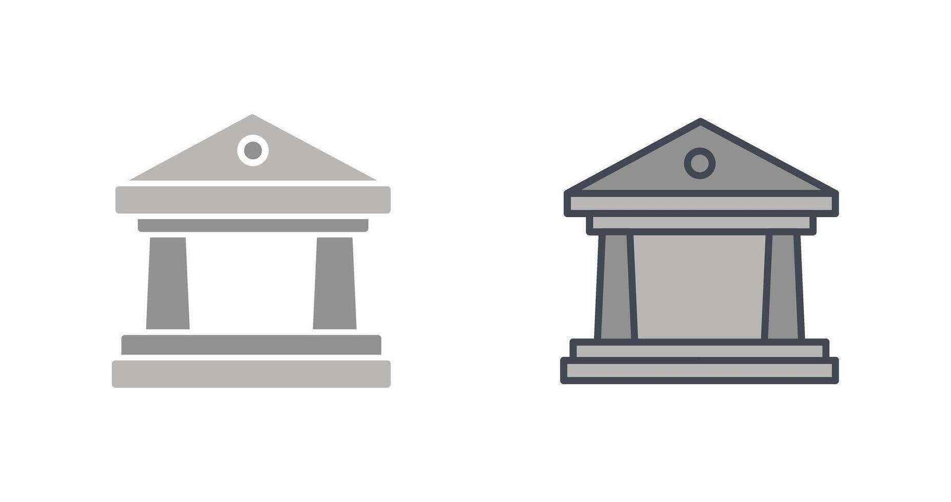 Bank Icon Design vector