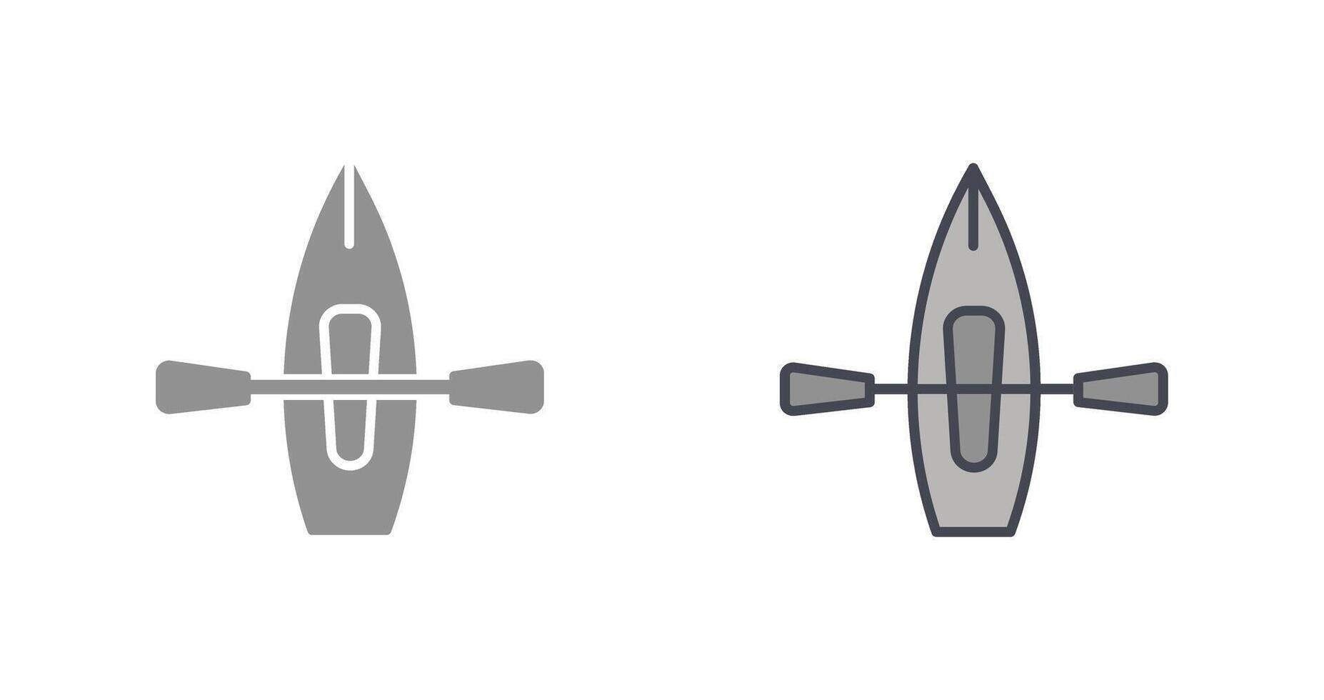 Kayak Icon Design vector