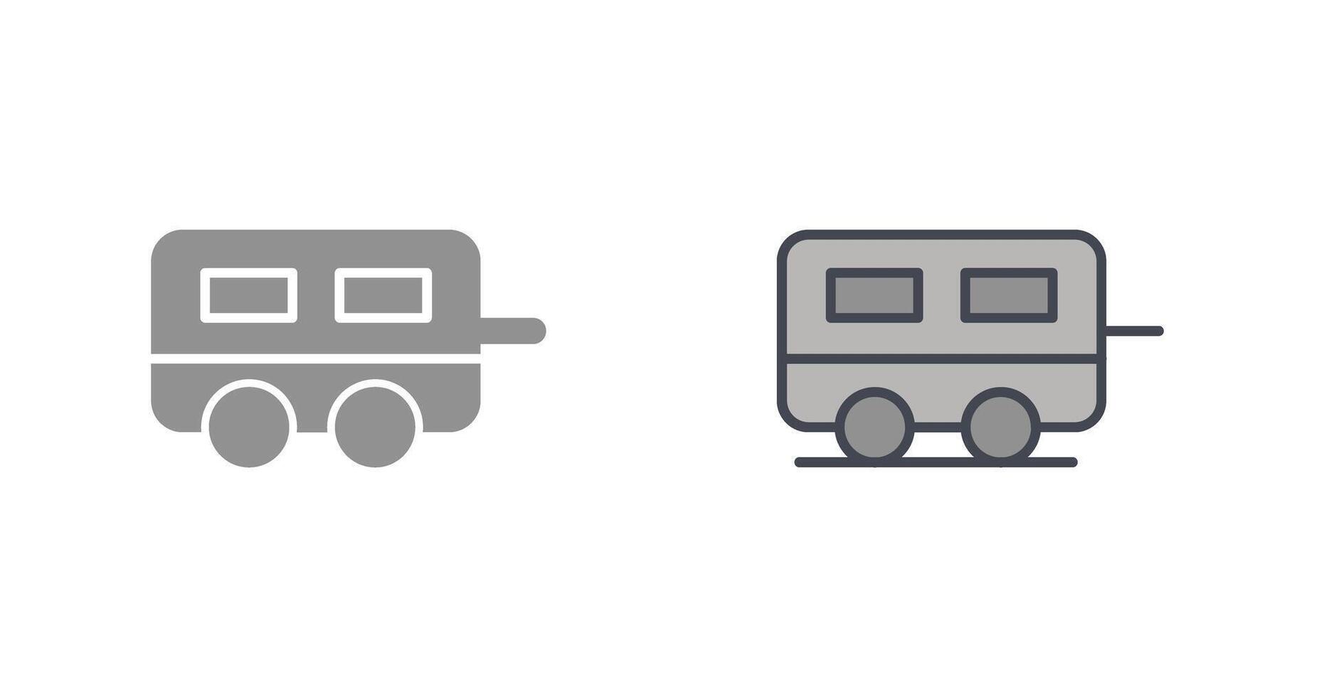 Caravan Icon Design vector