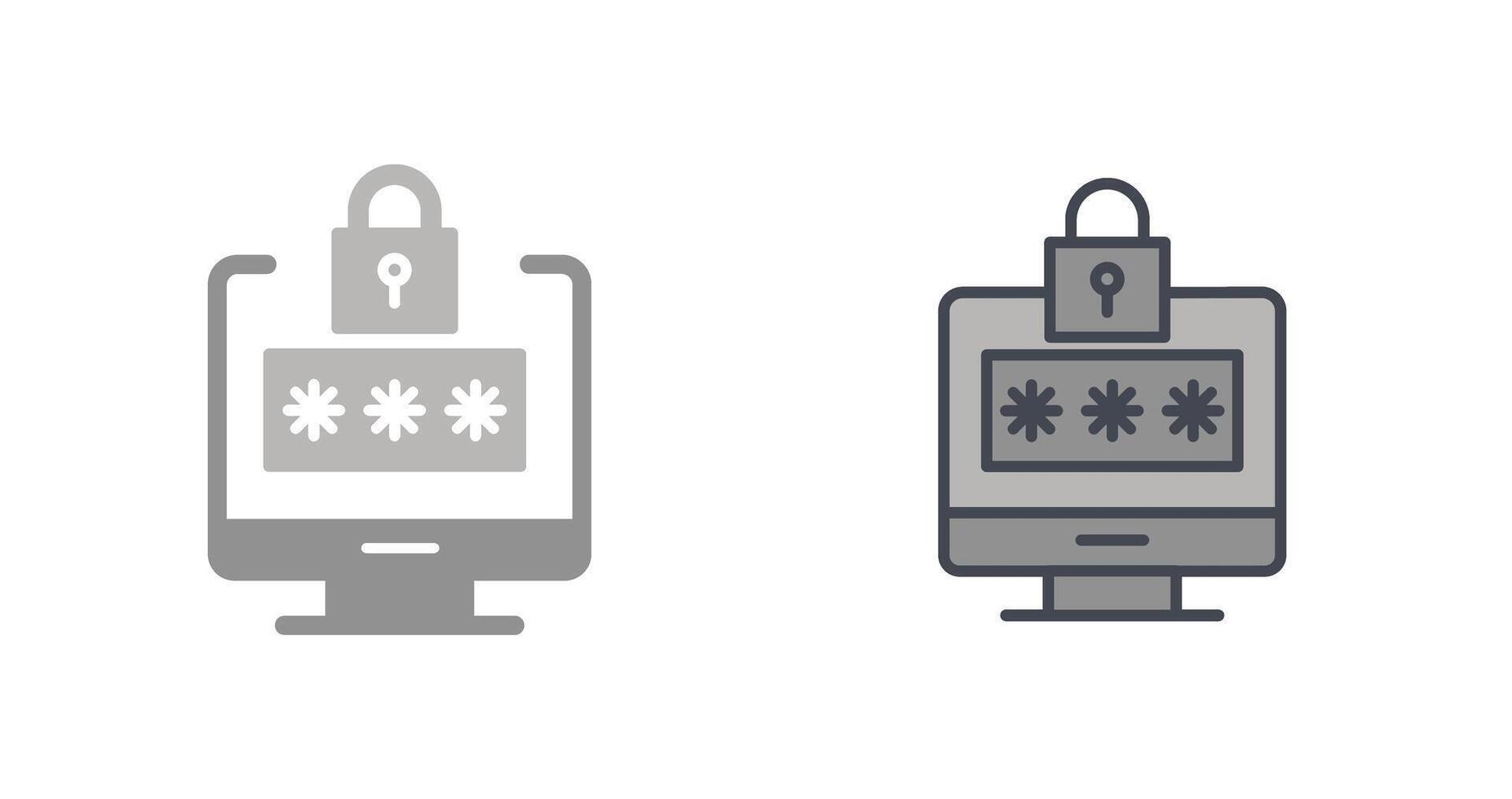 Lock Icon Design vector