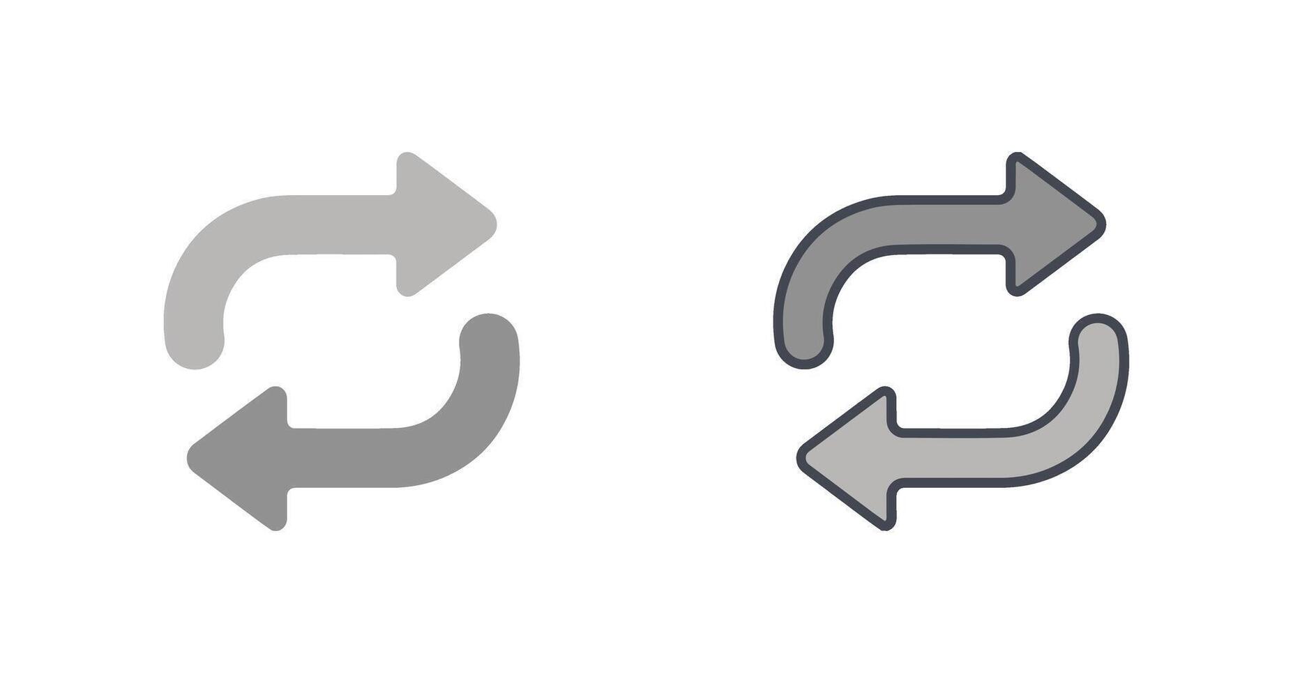 Repeat Icon Design vector