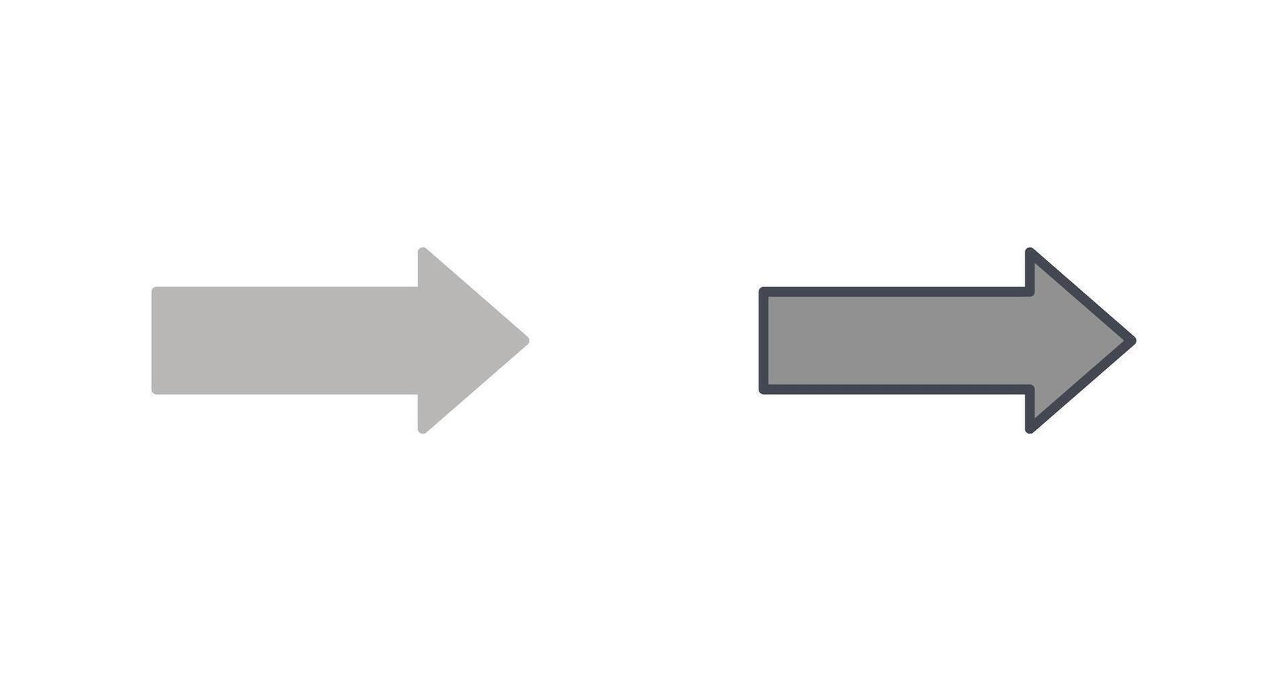 Arrow Right Icon Design vector