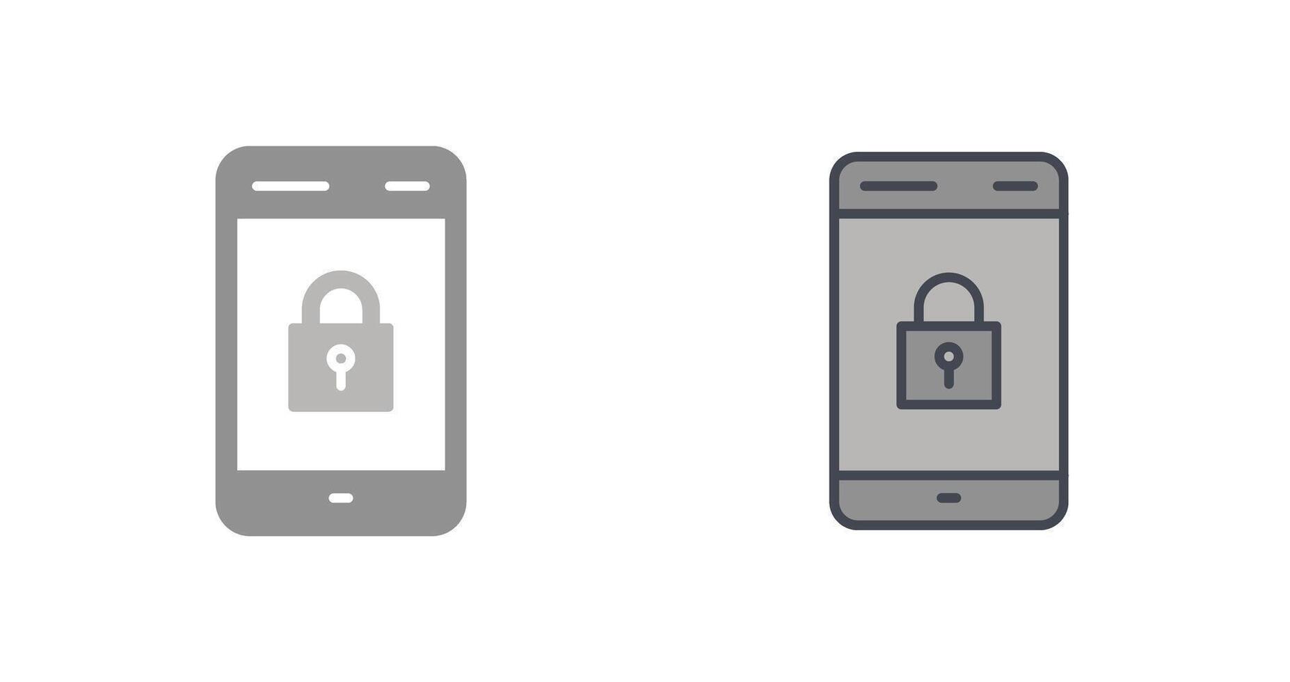 Padlock Icon Design vector