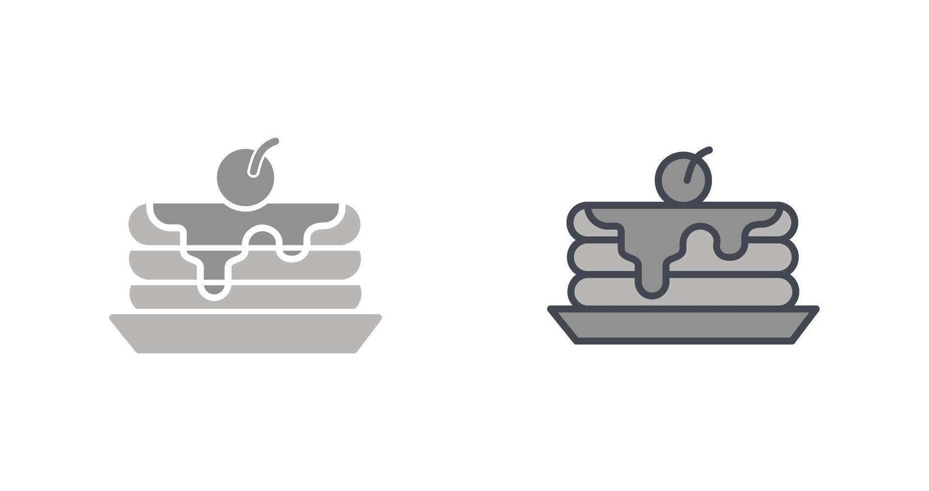 Pancake Icon Design vector