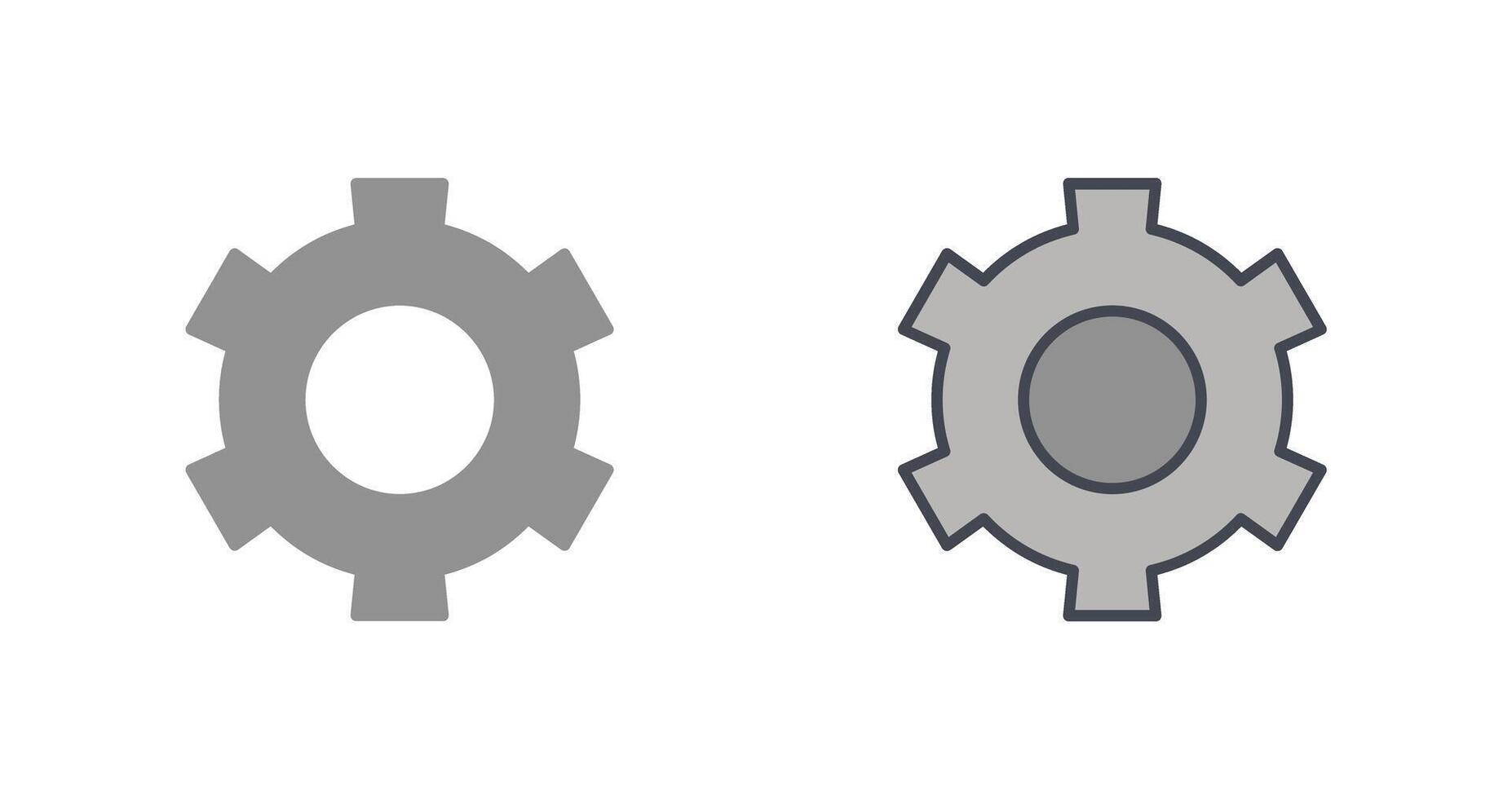 Setting Gear Icon Design vector