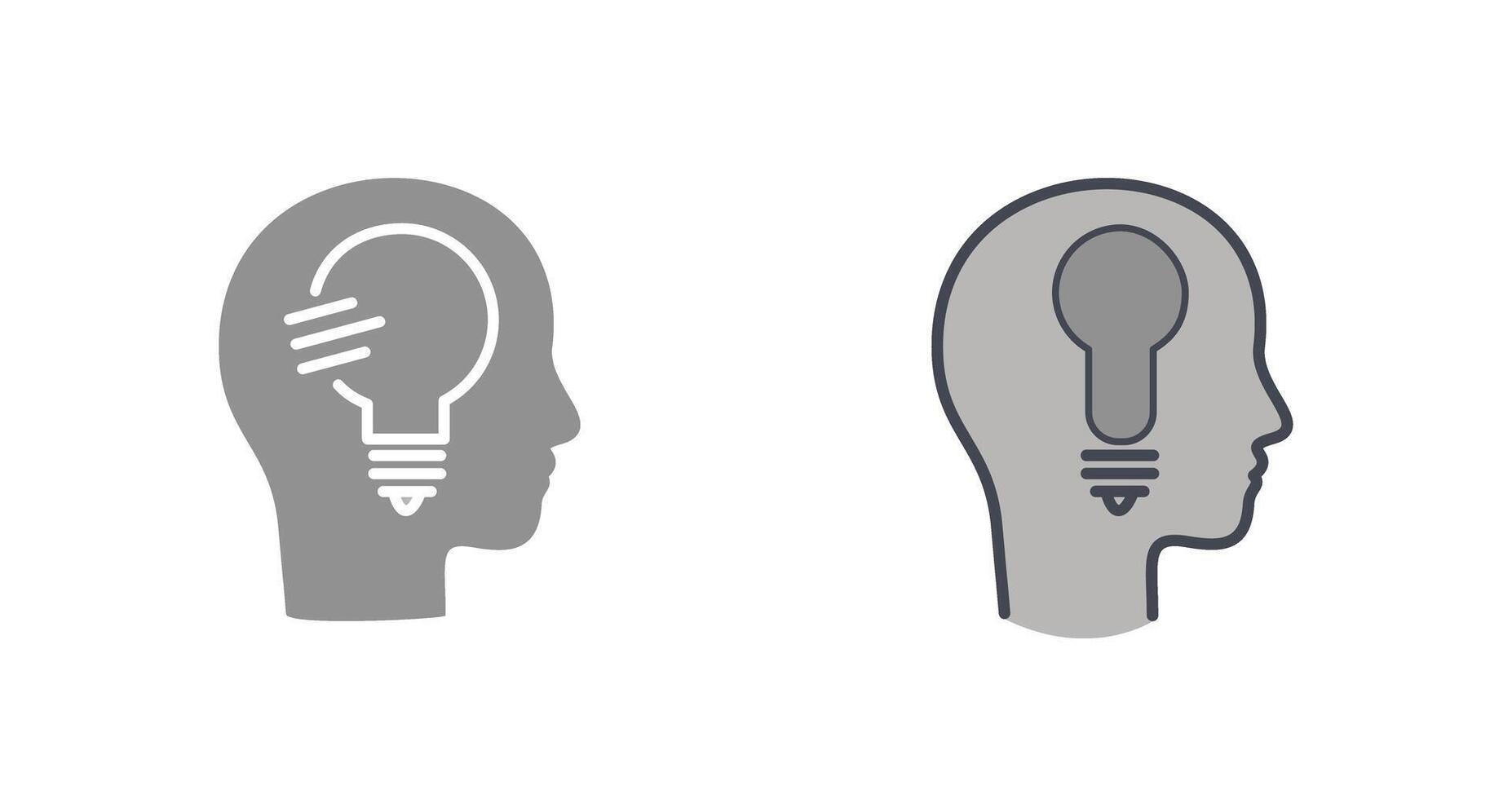 Thinking Icon Design vector