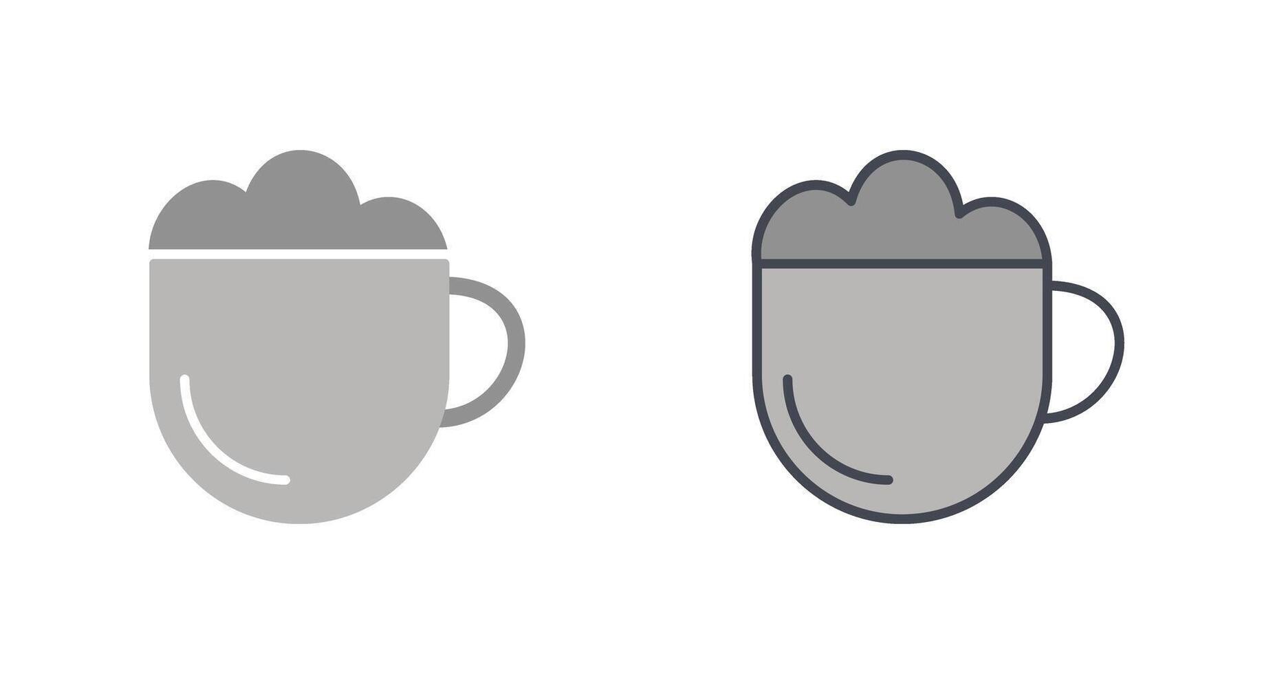 capuchino icono diseño vector