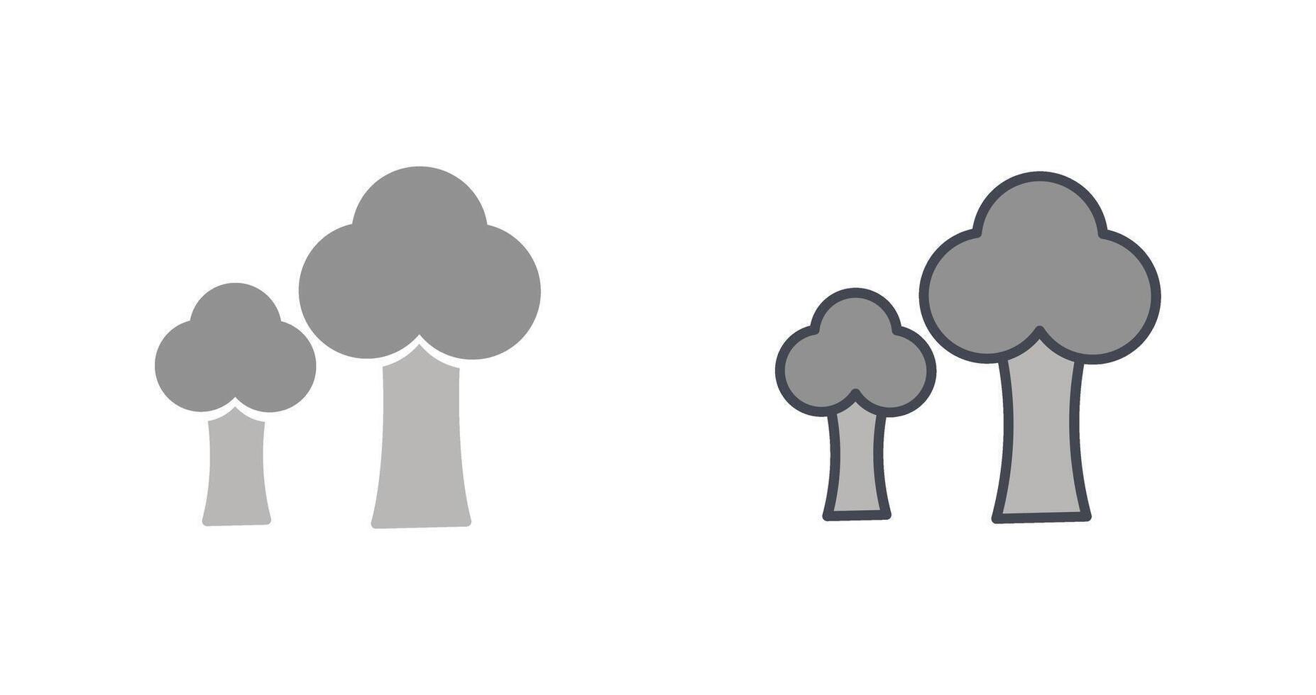 Trees Icon Design vector