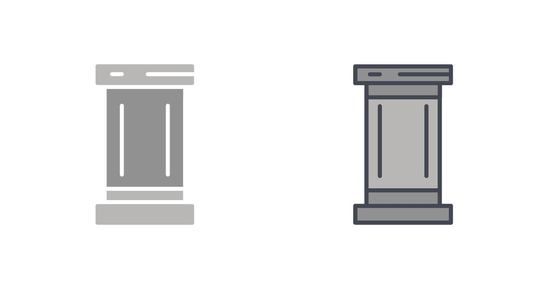 Pillar Icon Design vector